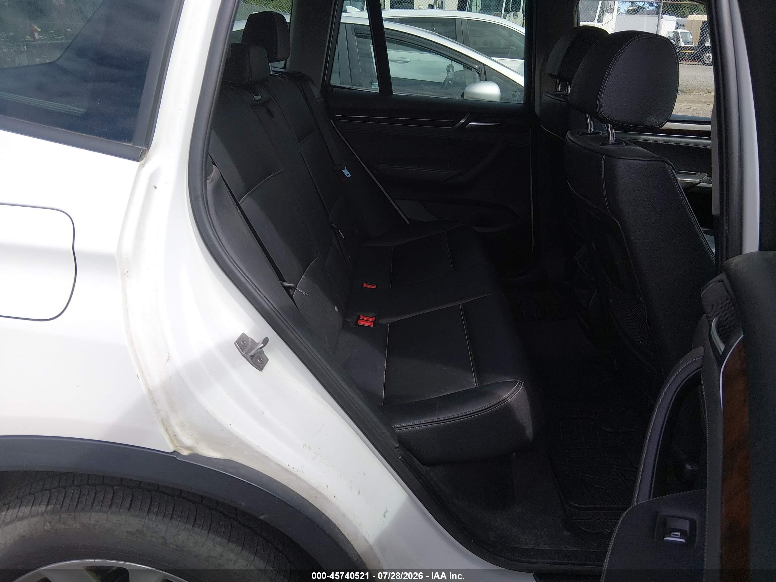 2015 Bmw X3 Xdrive28d White vin: 5UXWY3C59F0E95367