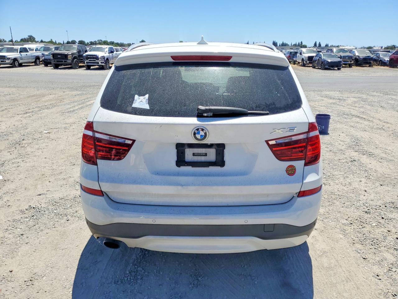 2015 Bmw X3 Xdrive28d White vin: 5UXWY3C59F0E95689