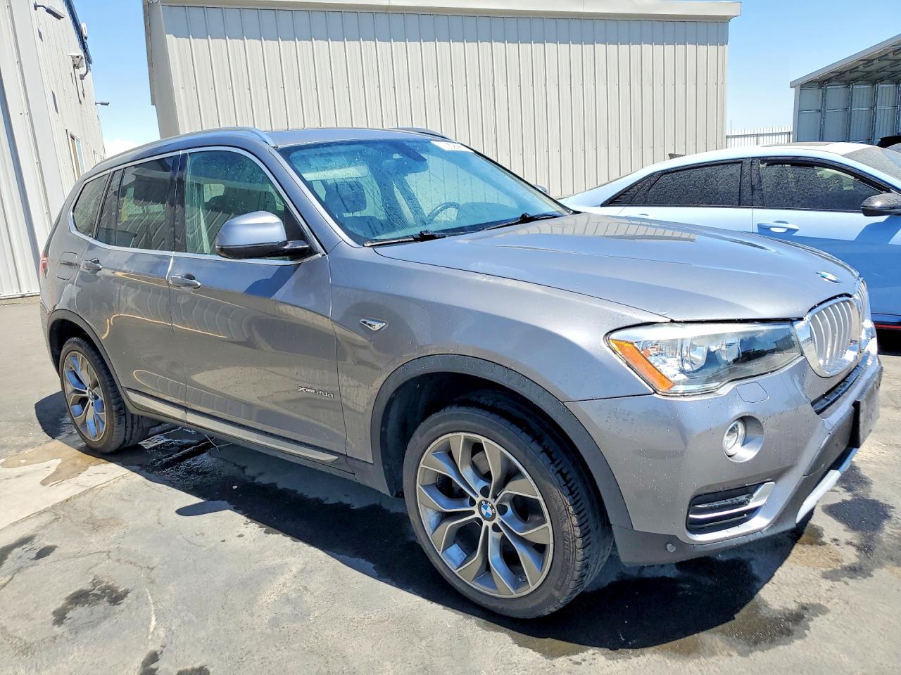 2015 Bmw X3 Xdrive28d Charcoal vin: 5UXWY3C59F0N86569