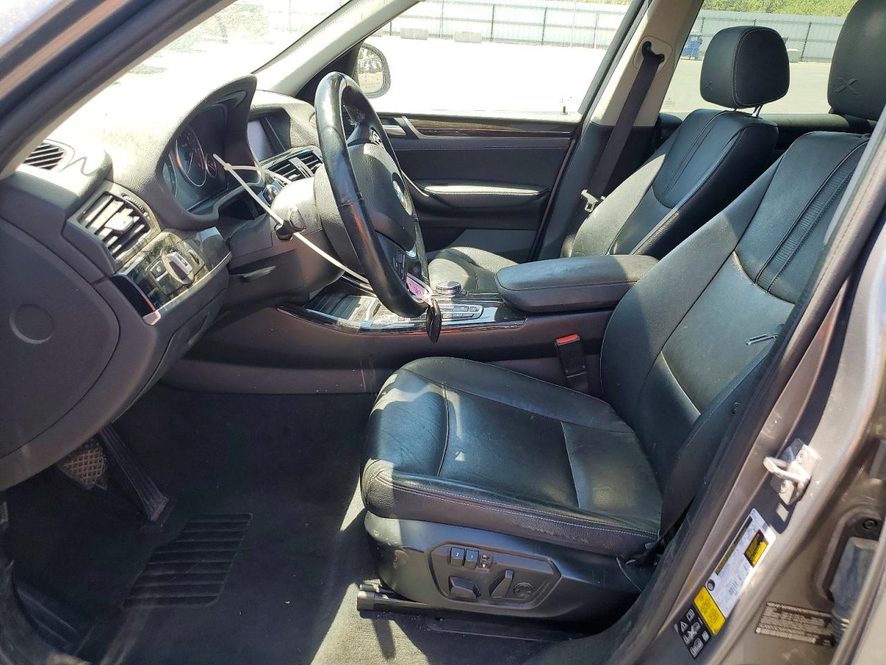 2015 Bmw X3 Xdrive28d Charcoal vin: 5UXWY3C59F0N86569