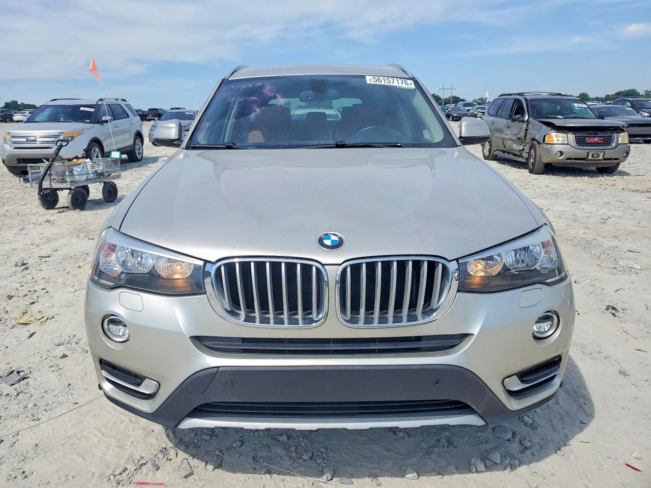 2017 Bmw X3 Sdrive28i Silver vin: 5UXWZ7C32H0V90145