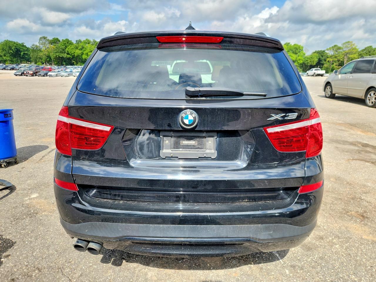 2017 Bmw X3 Sdrive28i Black vin: 5UXWZ7C33H0V91434