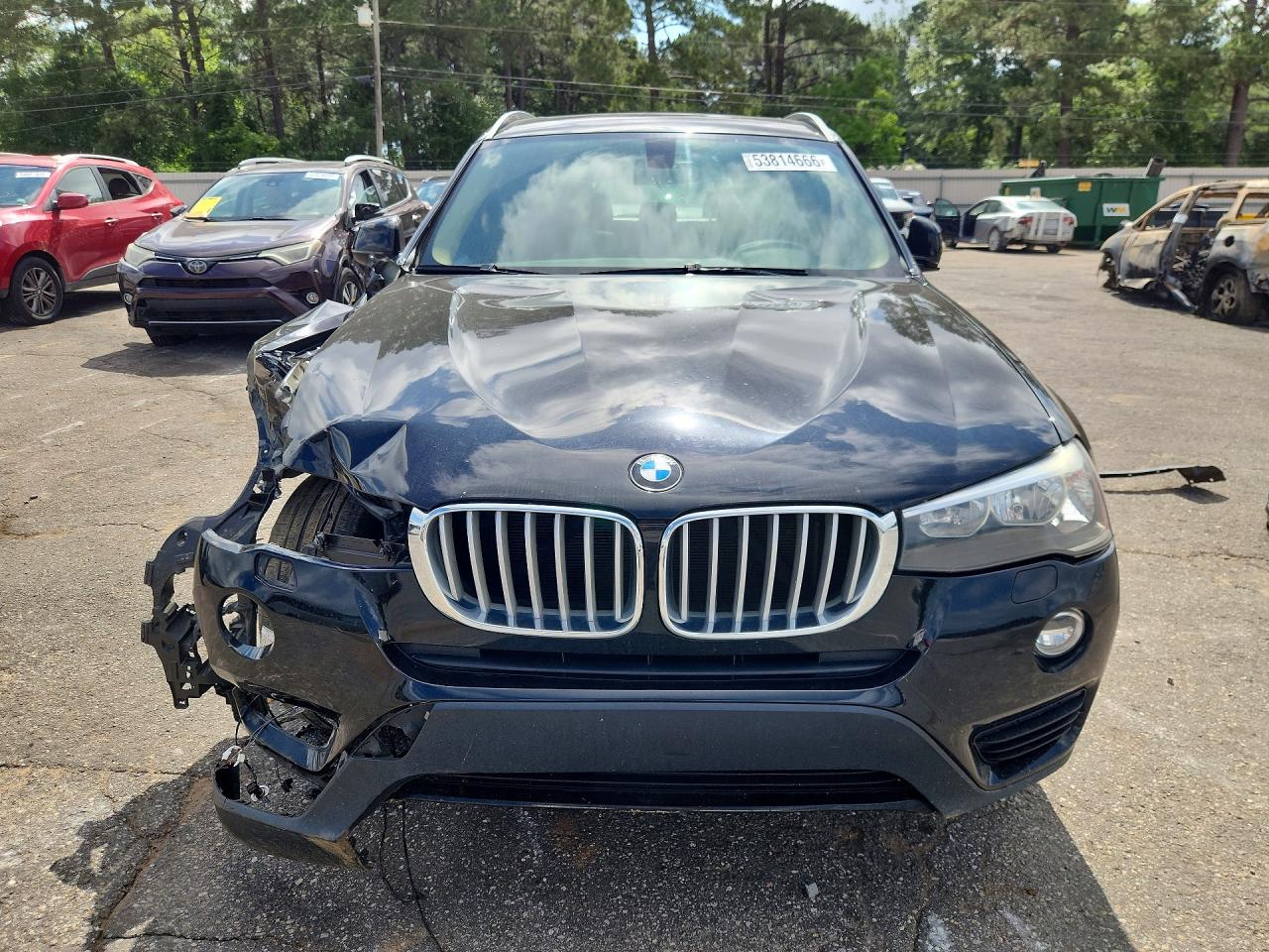 2017 Bmw X3 Sdrive28i Black vin: 5UXWZ7C33H0V91434