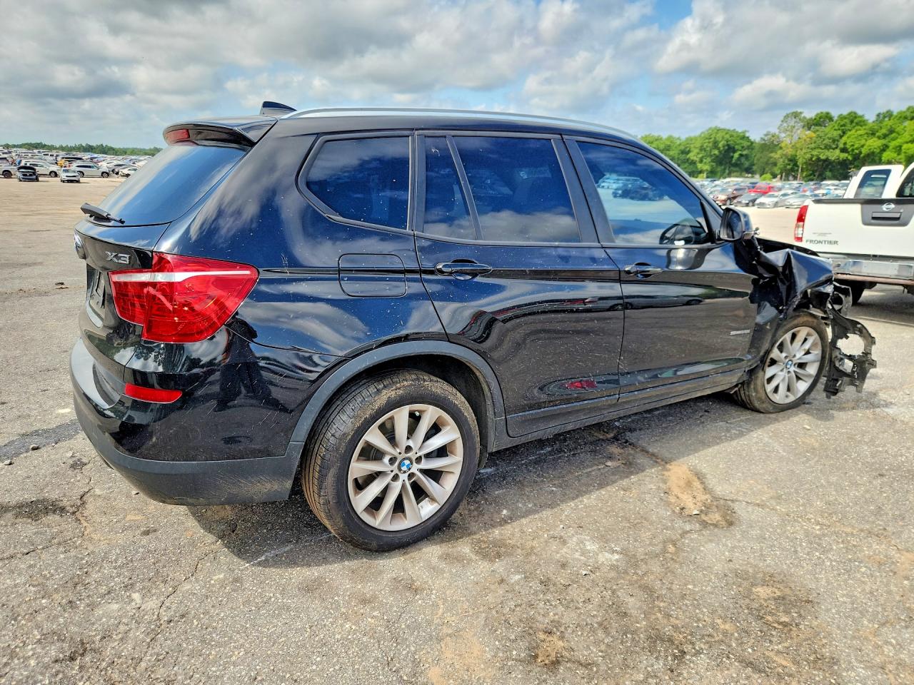 2017 Bmw X3 Sdrive28i Black vin: 5UXWZ7C33H0V91434