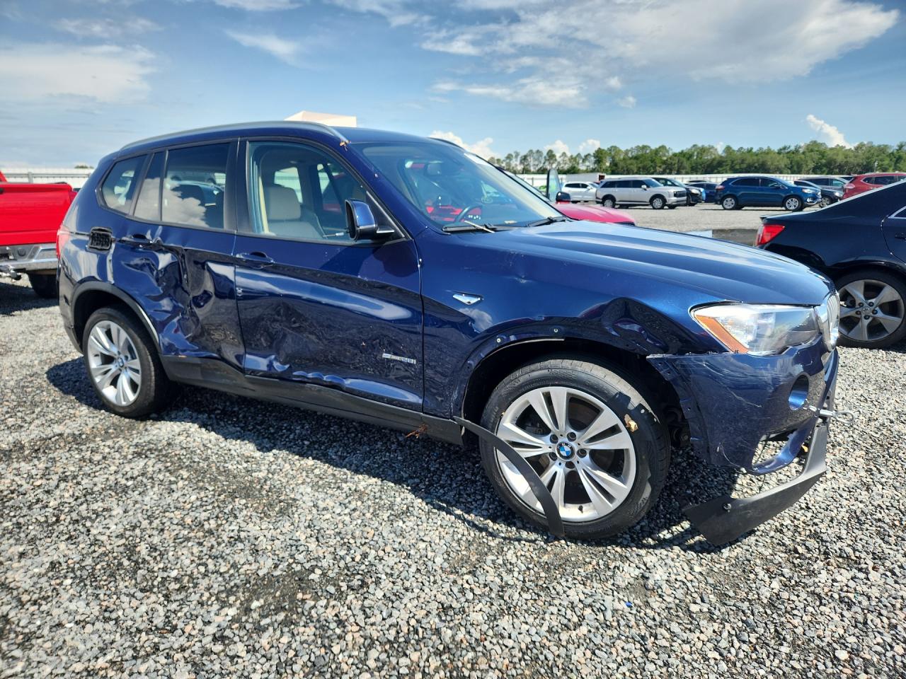 2016 Bmw X3 Sdrive28i Blue vin: 5UXWZ7C53G0T42762