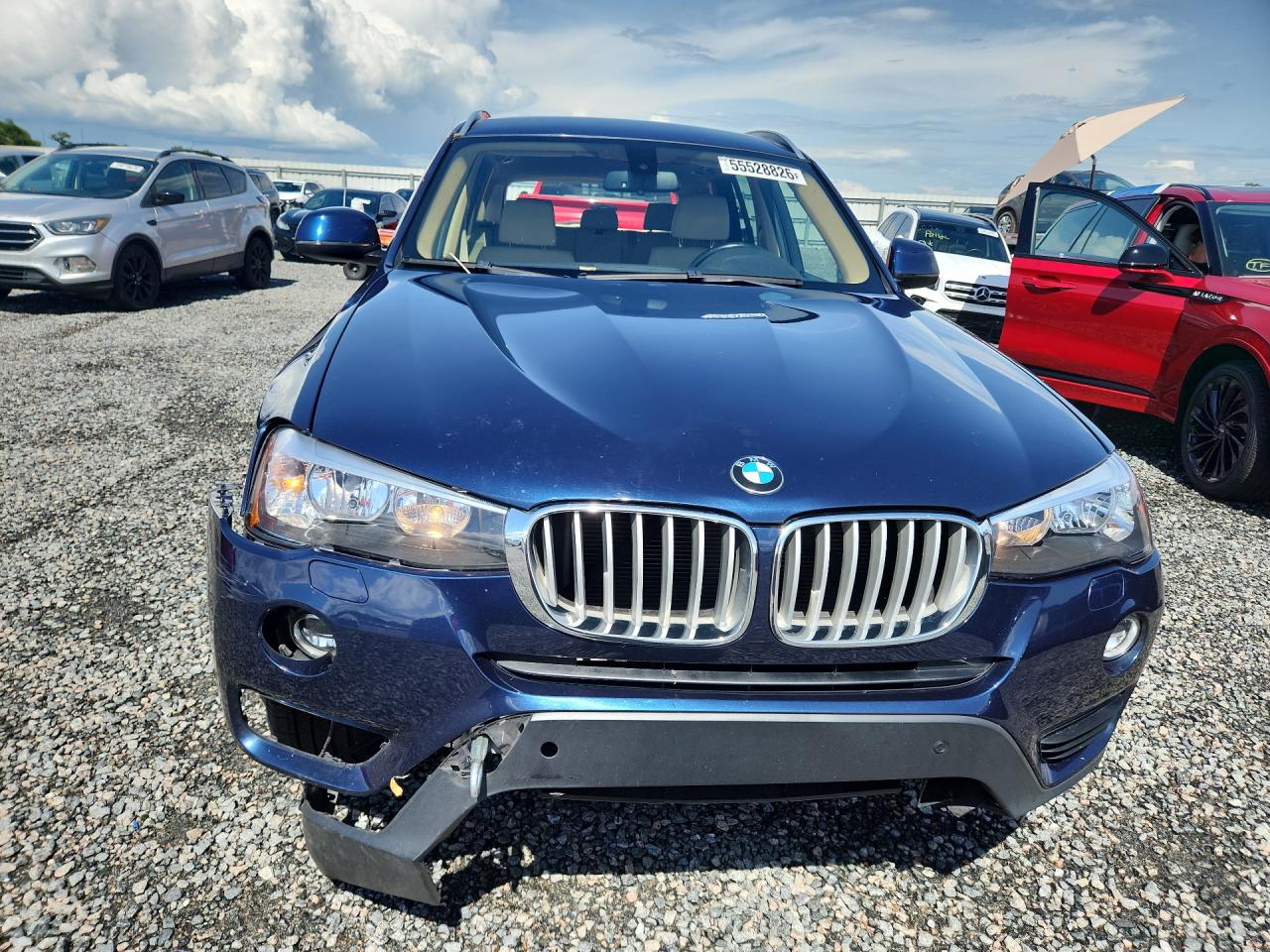 2016 Bmw X3 Sdrive28i Blue vin: 5UXWZ7C53G0T42762
