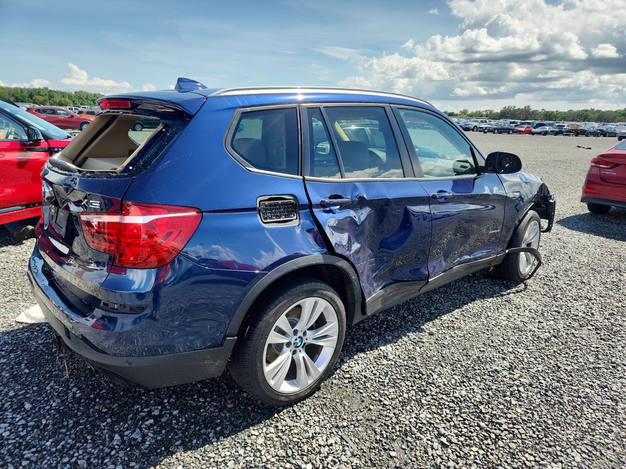 2016 Bmw X3 Sdrive28i Blue vin: 5UXWZ7C53G0T42762