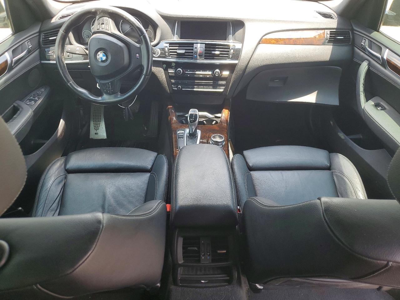 2015 Bmw X3 Sdrive28i Black vin: 5UXWZ7C56F0F76363