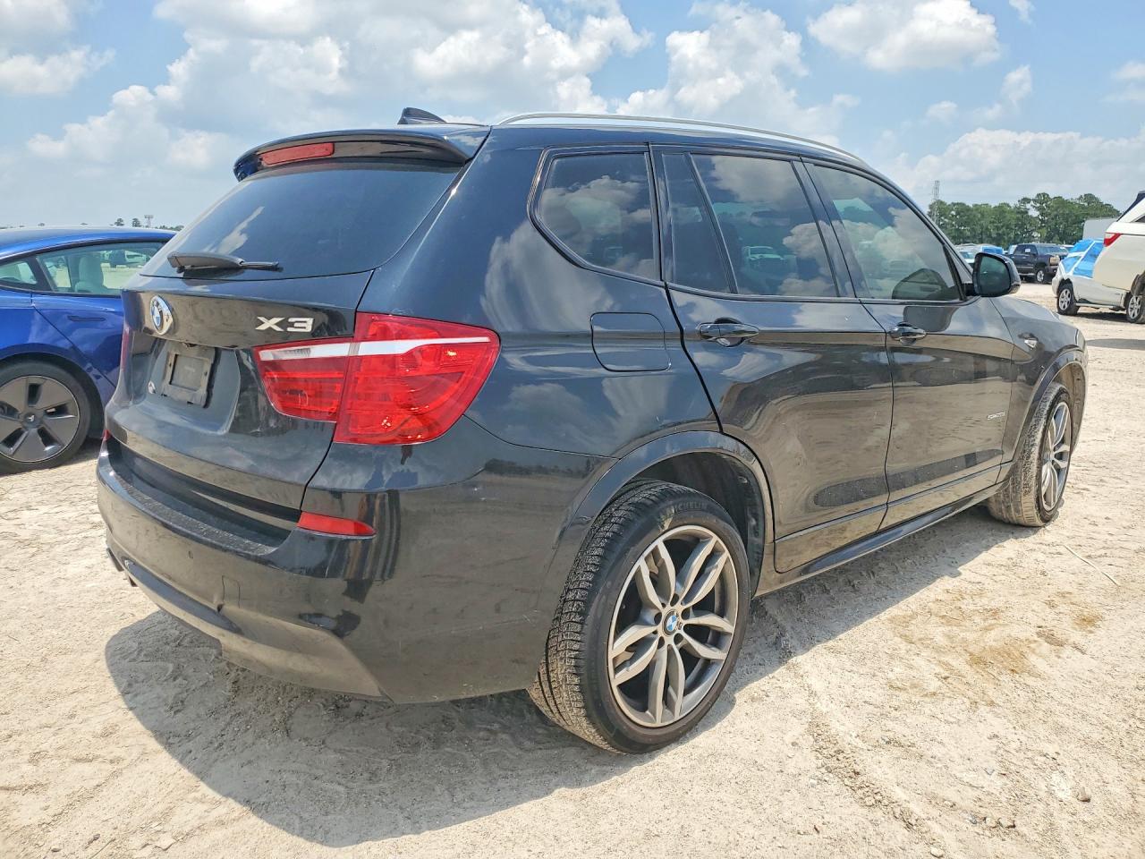 2015 Bmw X3 Sdrive28i Black vin: 5UXWZ7C56F0F76363