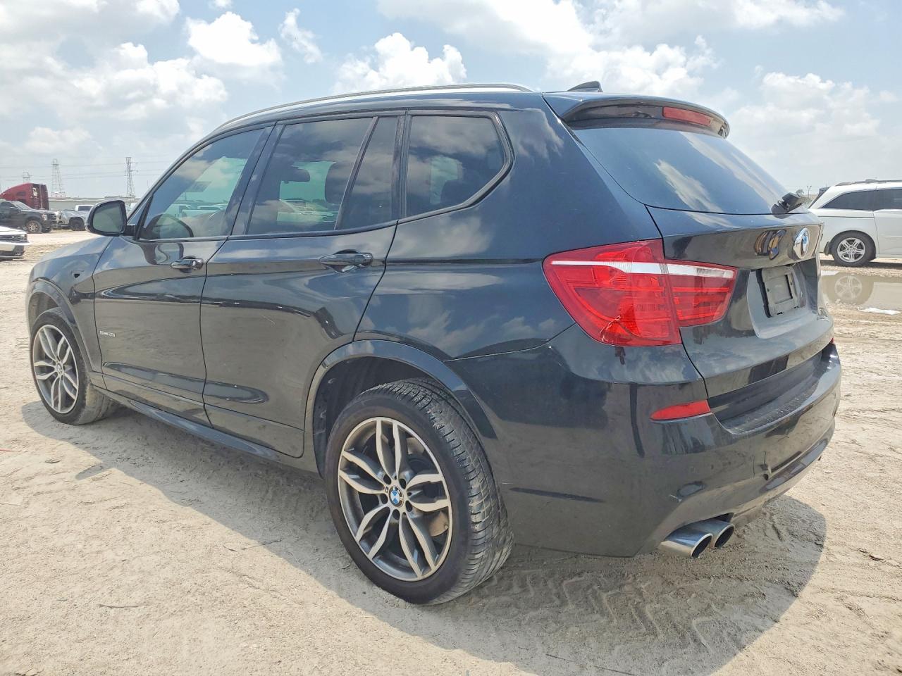 2015 Bmw X3 Sdrive28i Black vin: 5UXWZ7C56F0F76363