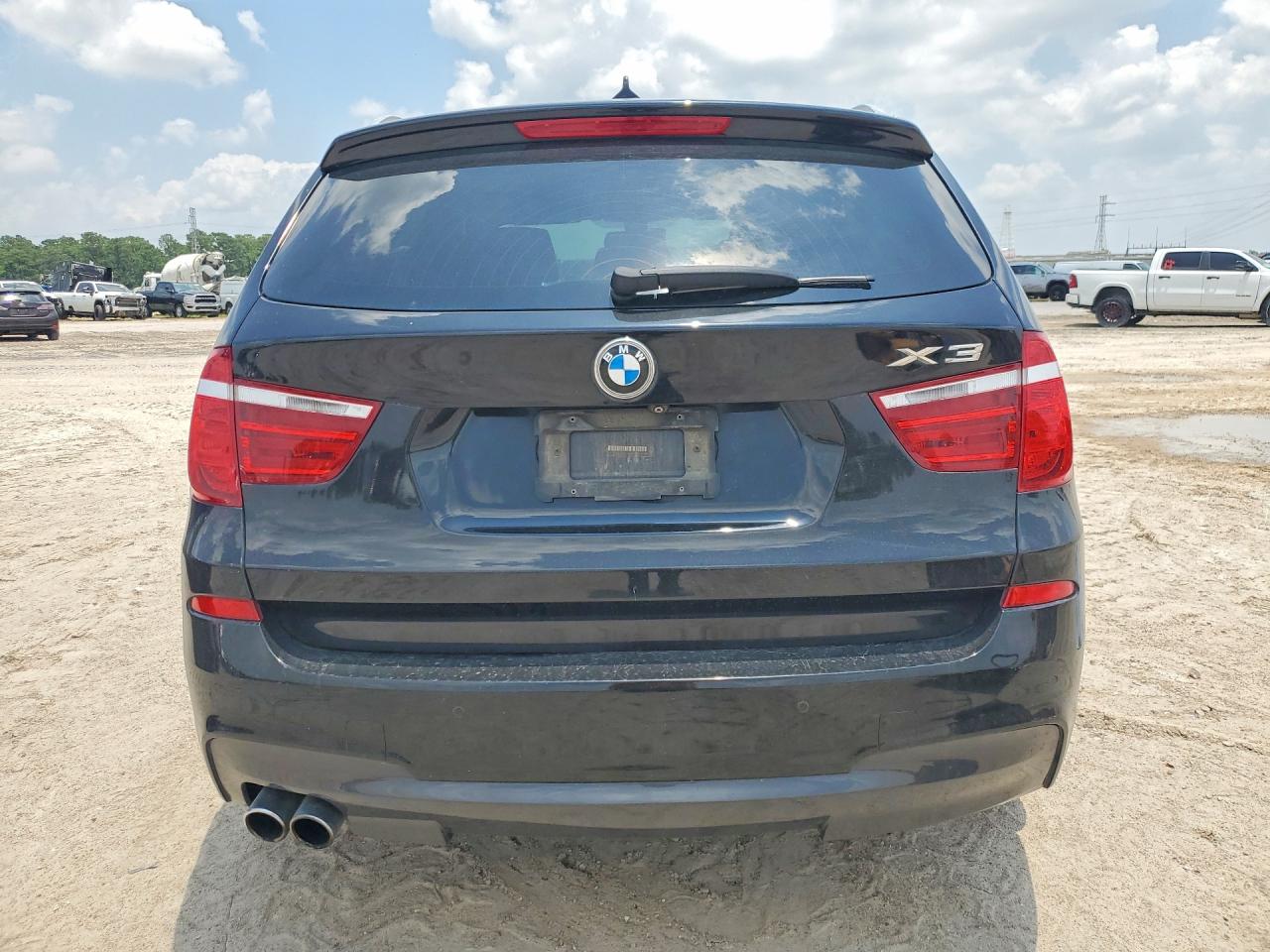 2015 Bmw X3 Sdrive28i Black vin: 5UXWZ7C56F0F76363