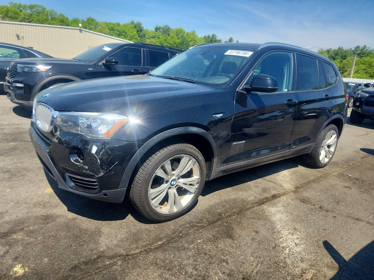 2016 Bmw X3 Sdrive28i Черный vin: 5UXWZ7C58G0R32889