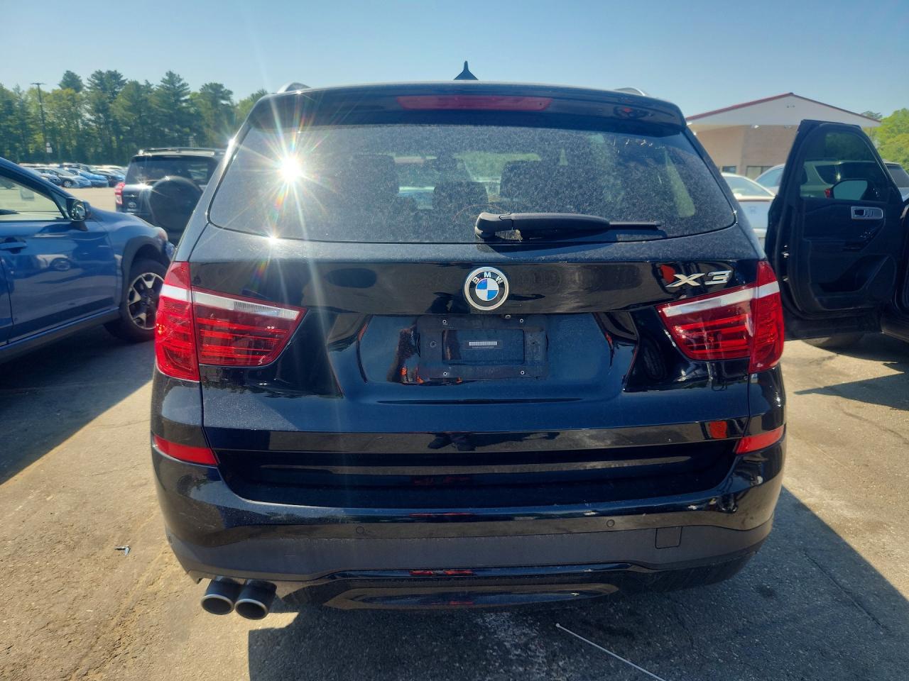 2016 Bmw X3 Sdrive28i Black vin: 5UXWZ7C58G0R32889