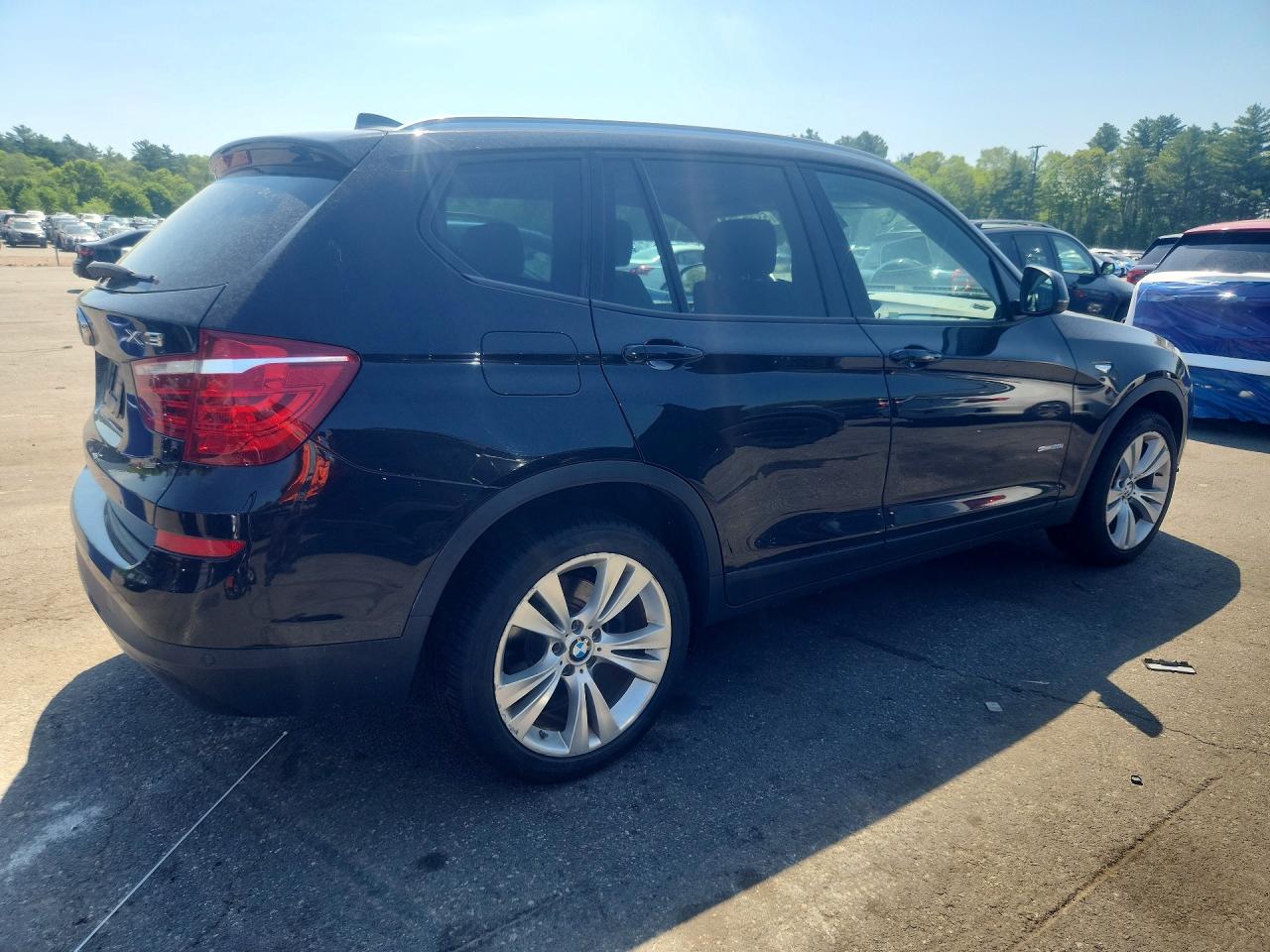 2016 Bmw X3 Sdrive28i Black vin: 5UXWZ7C58G0R32889