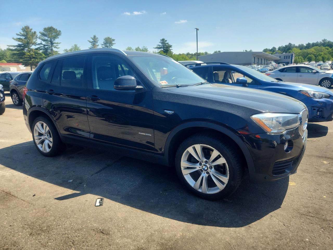 2016 Bmw X3 Sdrive28i Black vin: 5UXWZ7C58G0R32889