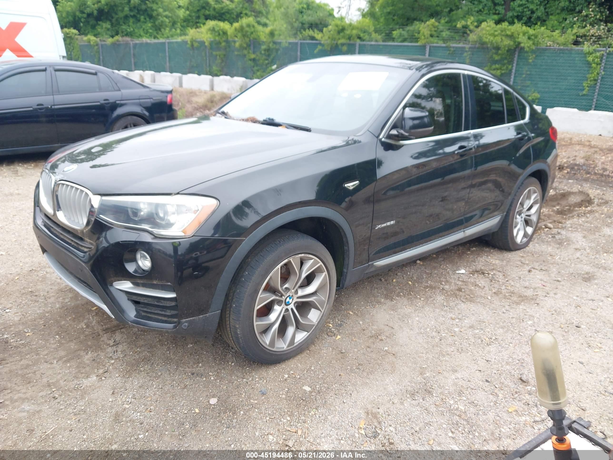 2015 Bmw X4 Xdrive28i Черный vin: 5UXXW3C52F0M88106
