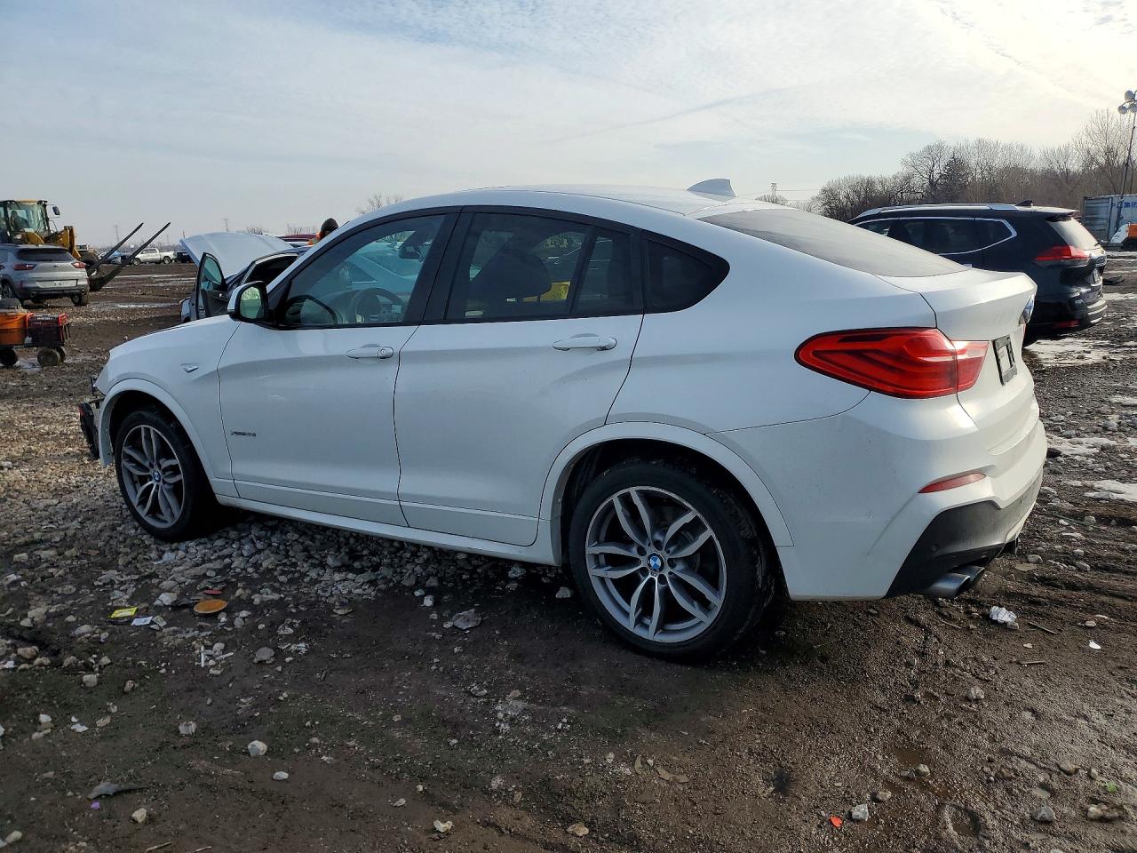2015 Bmw X4 Xdrive28i White vin: 5UXXW3C54F0F89022