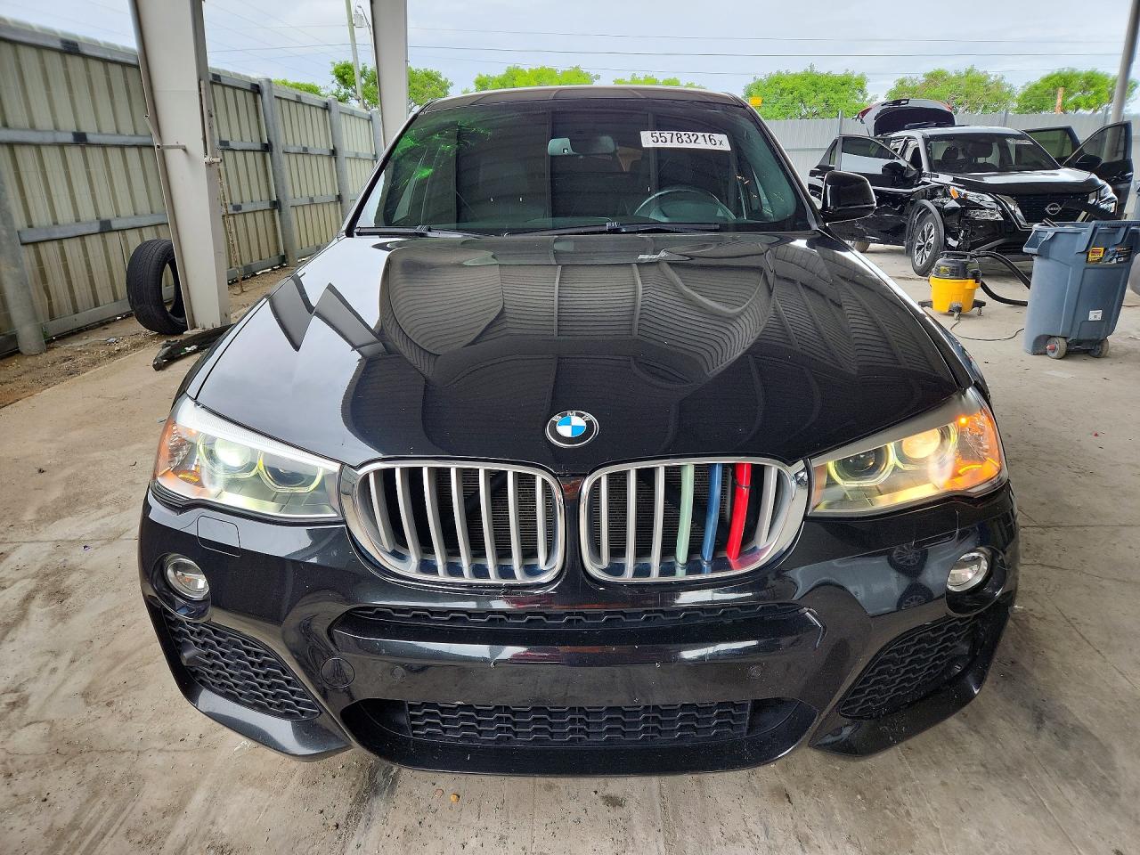 2015 Bmw X4 Xdrive28i Black vin: 5UXXW3C58F0M87509