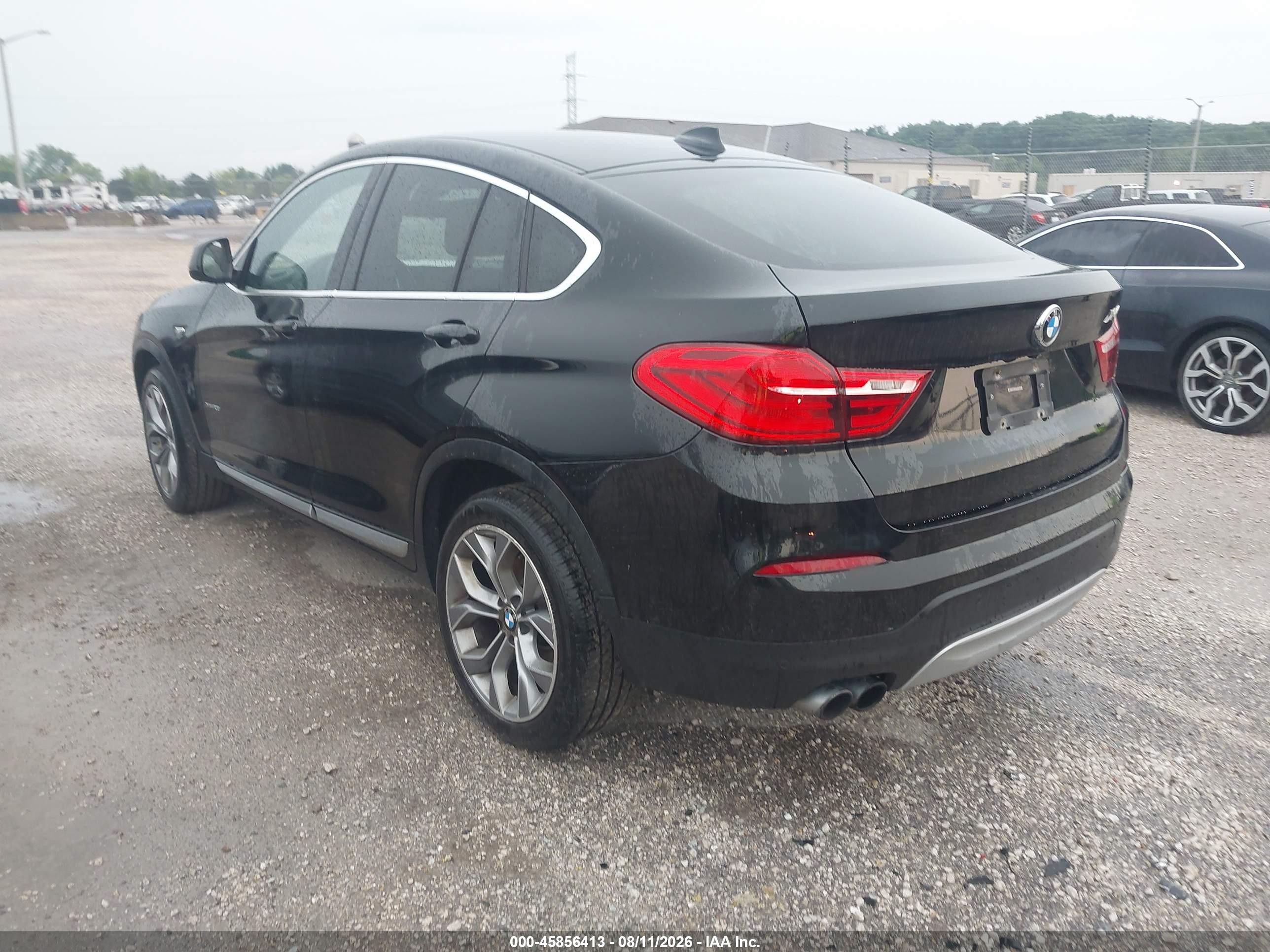 2015 Bmw X4 Xdrive28i Black vin: 5UXXW3C58F0M87865