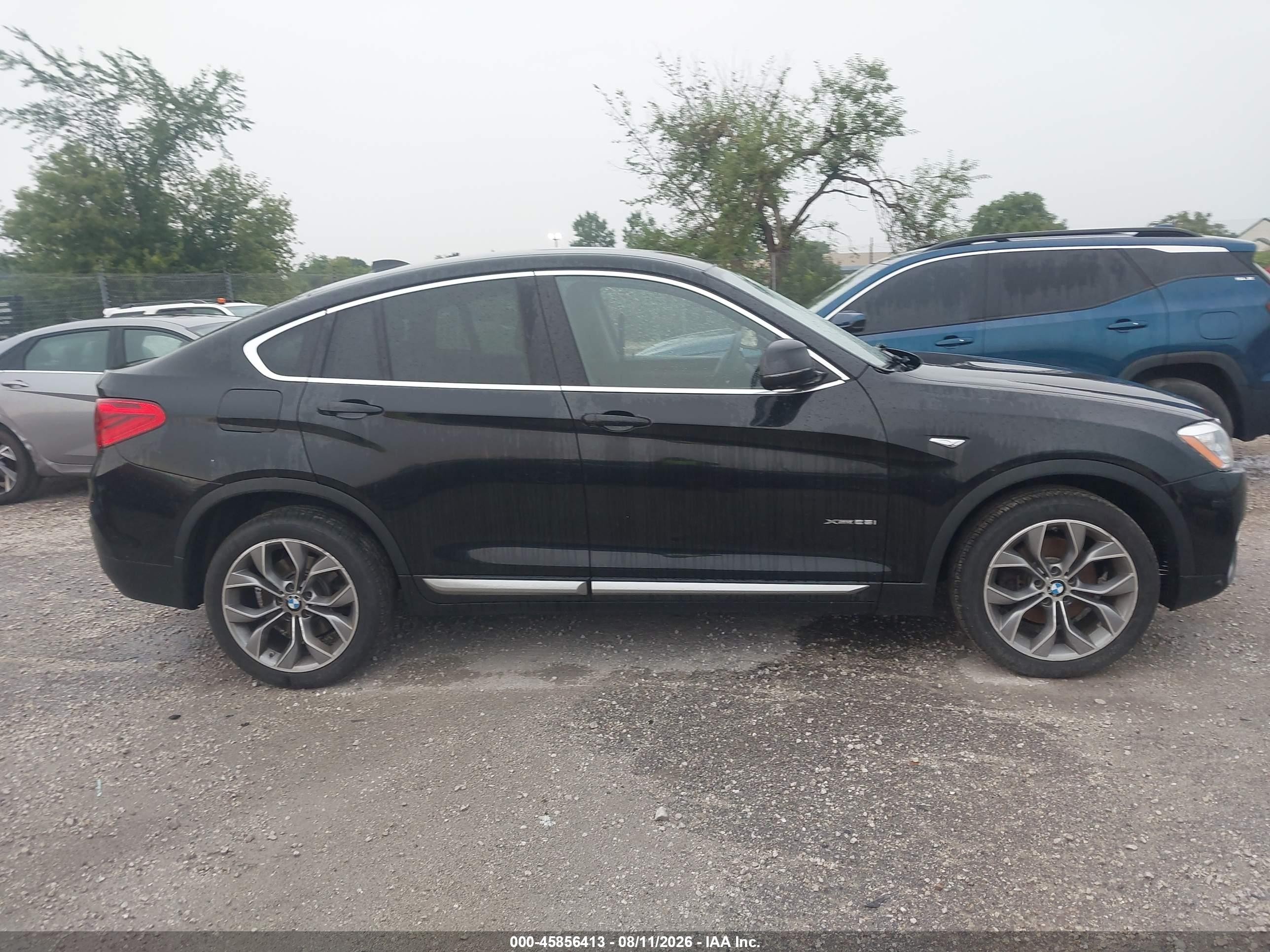 2015 Bmw X4 Xdrive28i Black vin: 5UXXW3C58F0M87865
