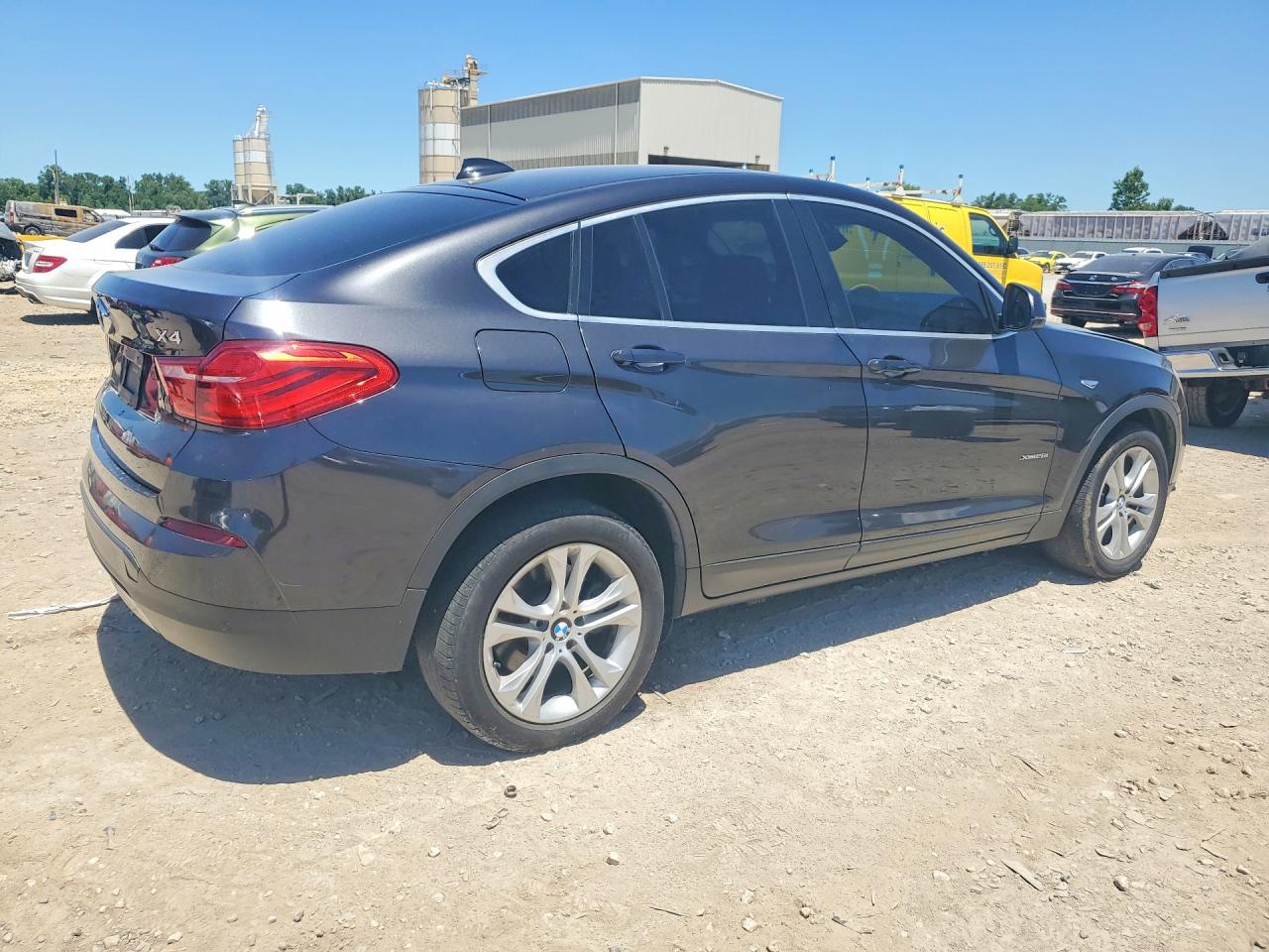 2015 Bmw X4 Xdrive28i Gray vin: 5UXXW3C58F0M88479