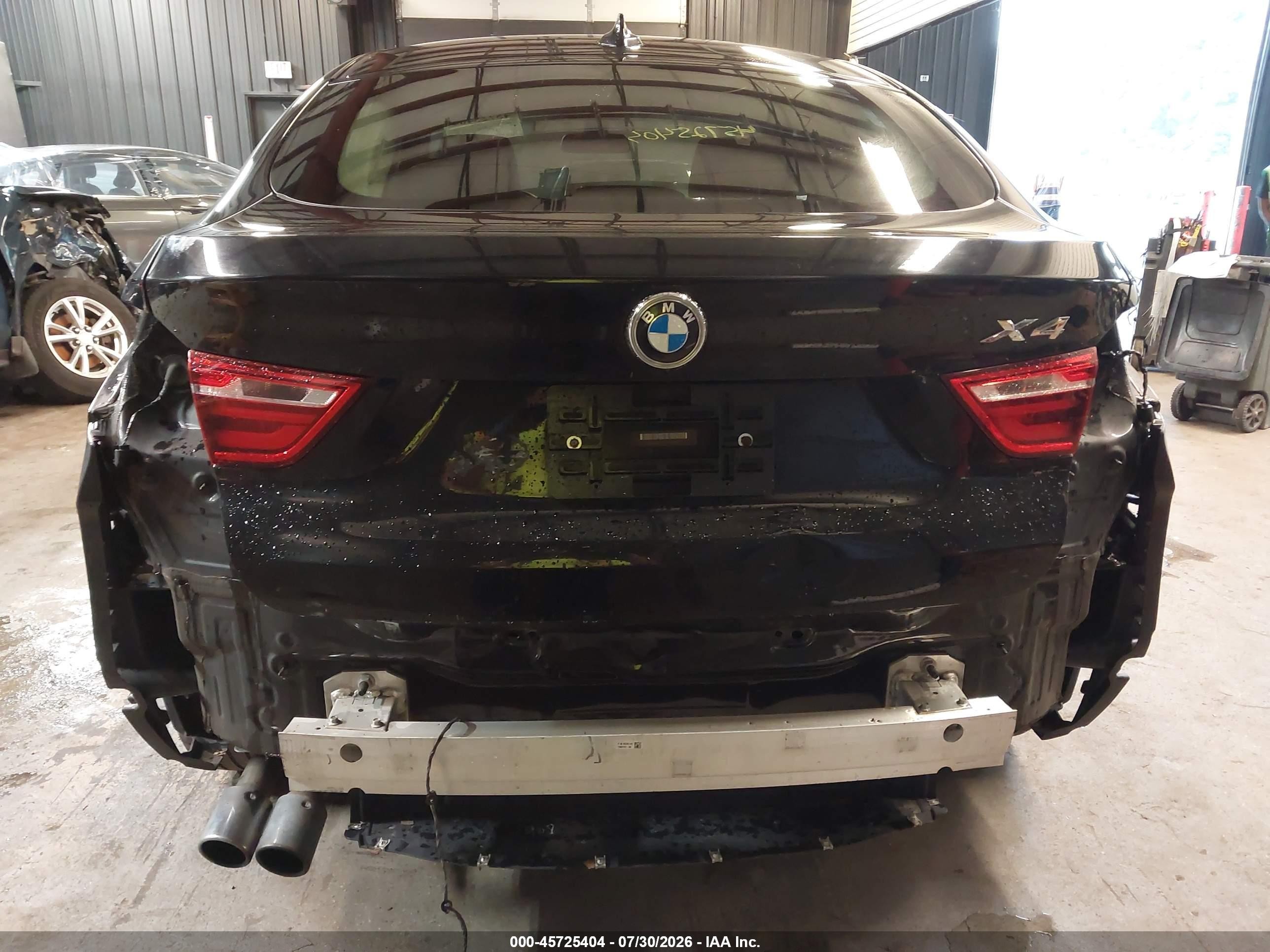 2015 Bmw X4 Xdrive28i Black vin: 5UXXW3C5XF0F89168