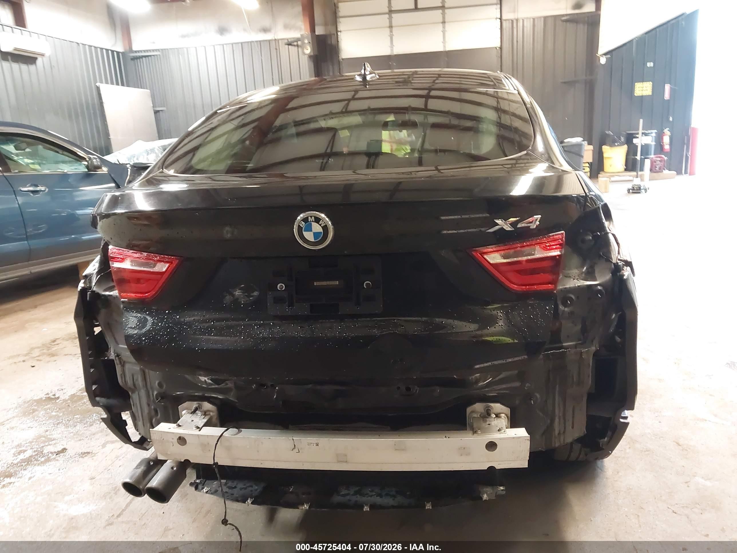 2015 Bmw X4 Xdrive28i Black vin: 5UXXW3C5XF0F89168