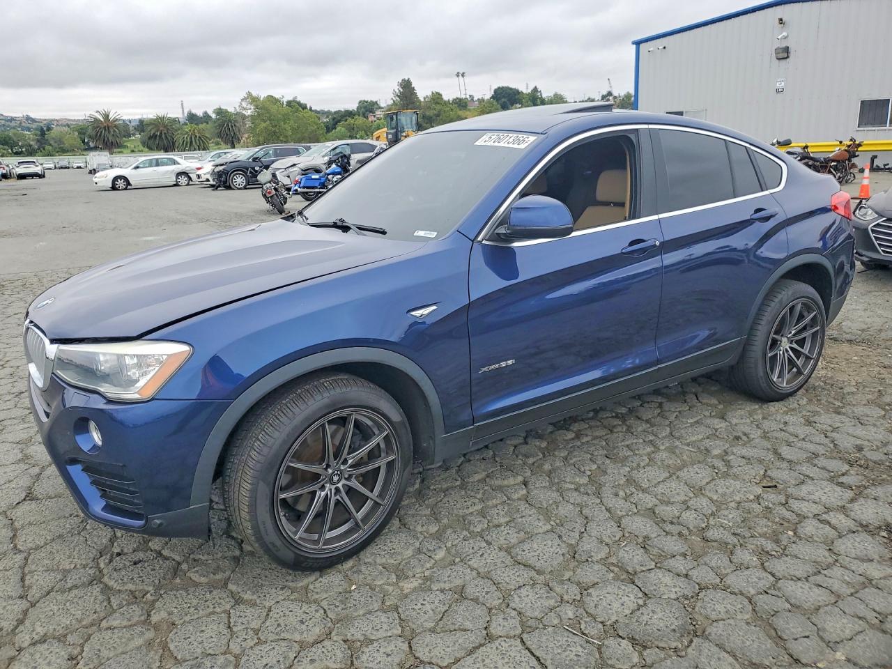 2015 Bmw X4 Xdrive35i Blue vin: 5UXXW5C50F0E87907