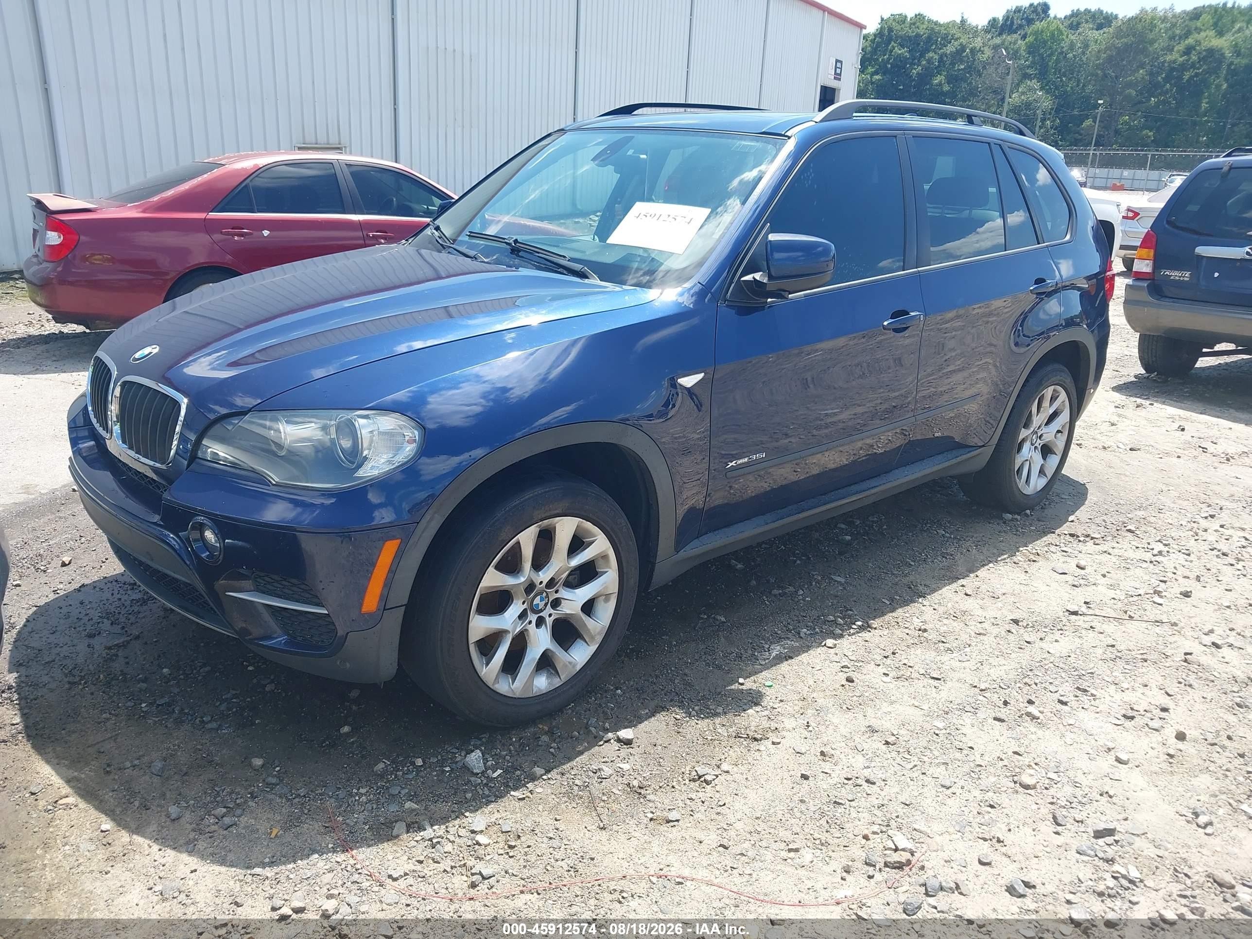 2011 Bmw X5 Xdrive35i/xdrive35i Premium/xdrive35i Sport Activity Blue vin: 5UXZV4C50BL738792