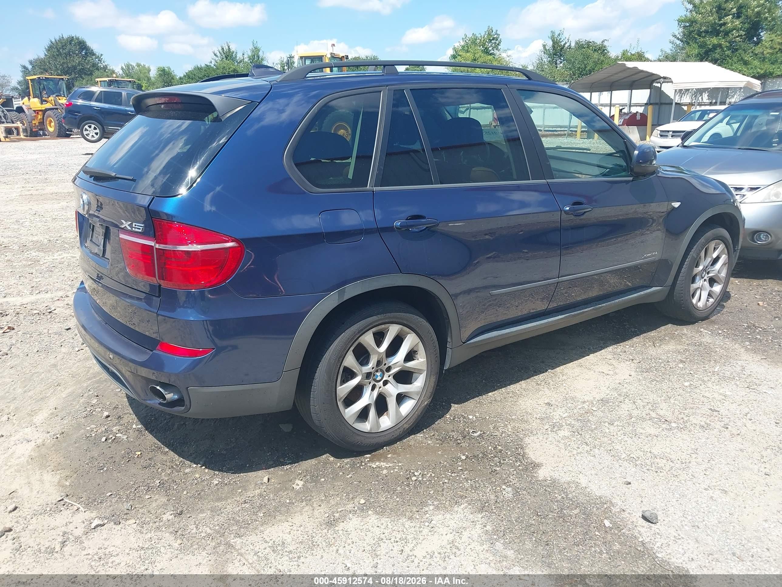 2011 Bmw X5 Xdrive35i/xdrive35i Premium/xdrive35i Sport Activity Blue vin: 5UXZV4C50BL738792