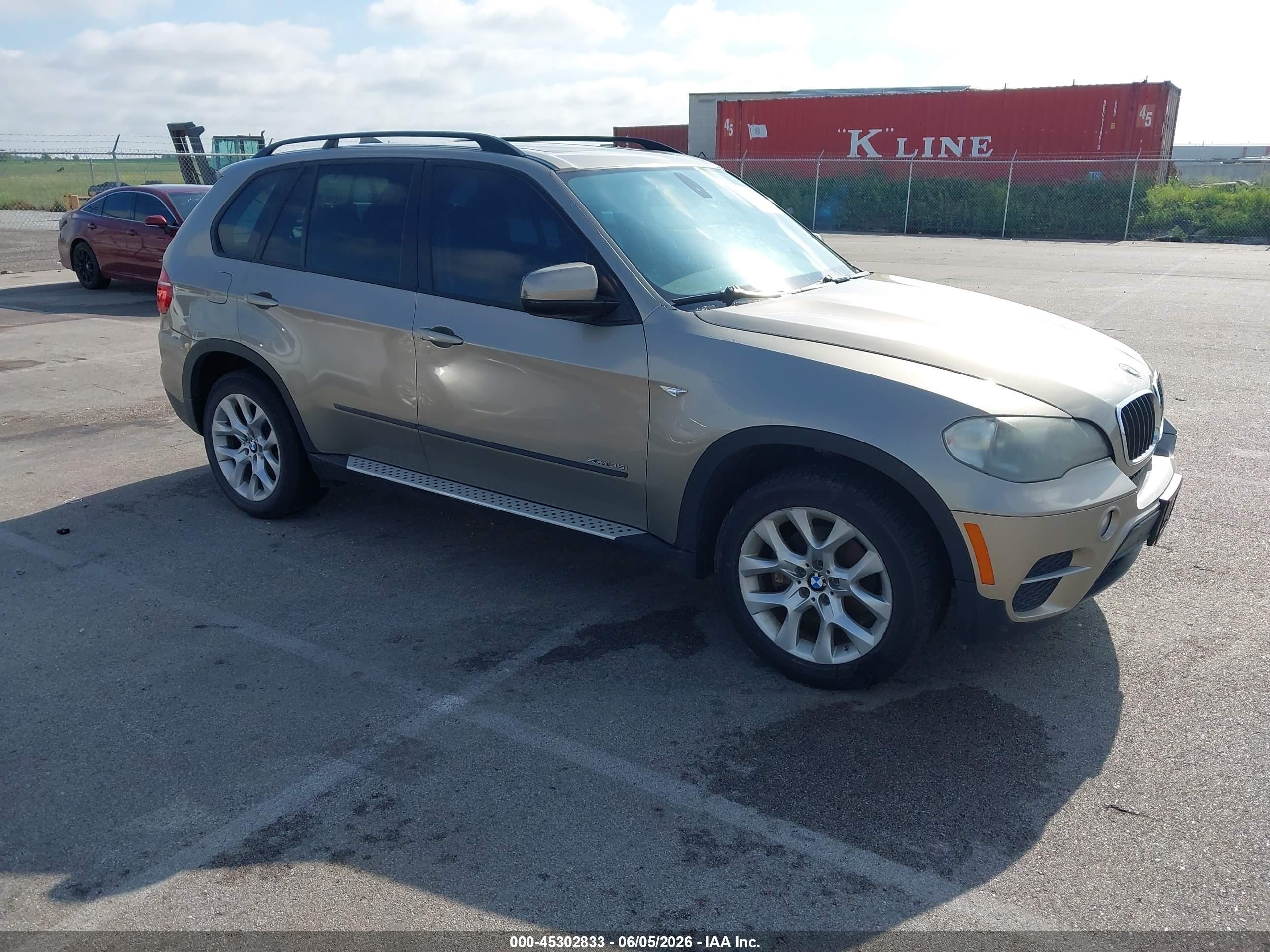 2012 Bmw X5 Xdrive35i/xdrive35i Premium/xdrive35i Sport Activity Желто-коричневый vin: 5UXZV4C50CL744707