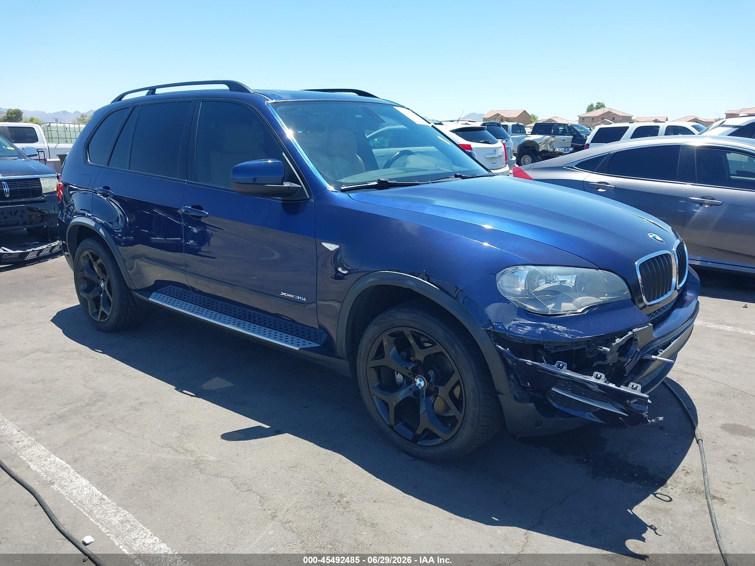 2012 Bmw X5 Xdrive35i/xdrive35i Premium/xdrive35i Sport Activity Blue vin: 5UXZV4C50CL761359