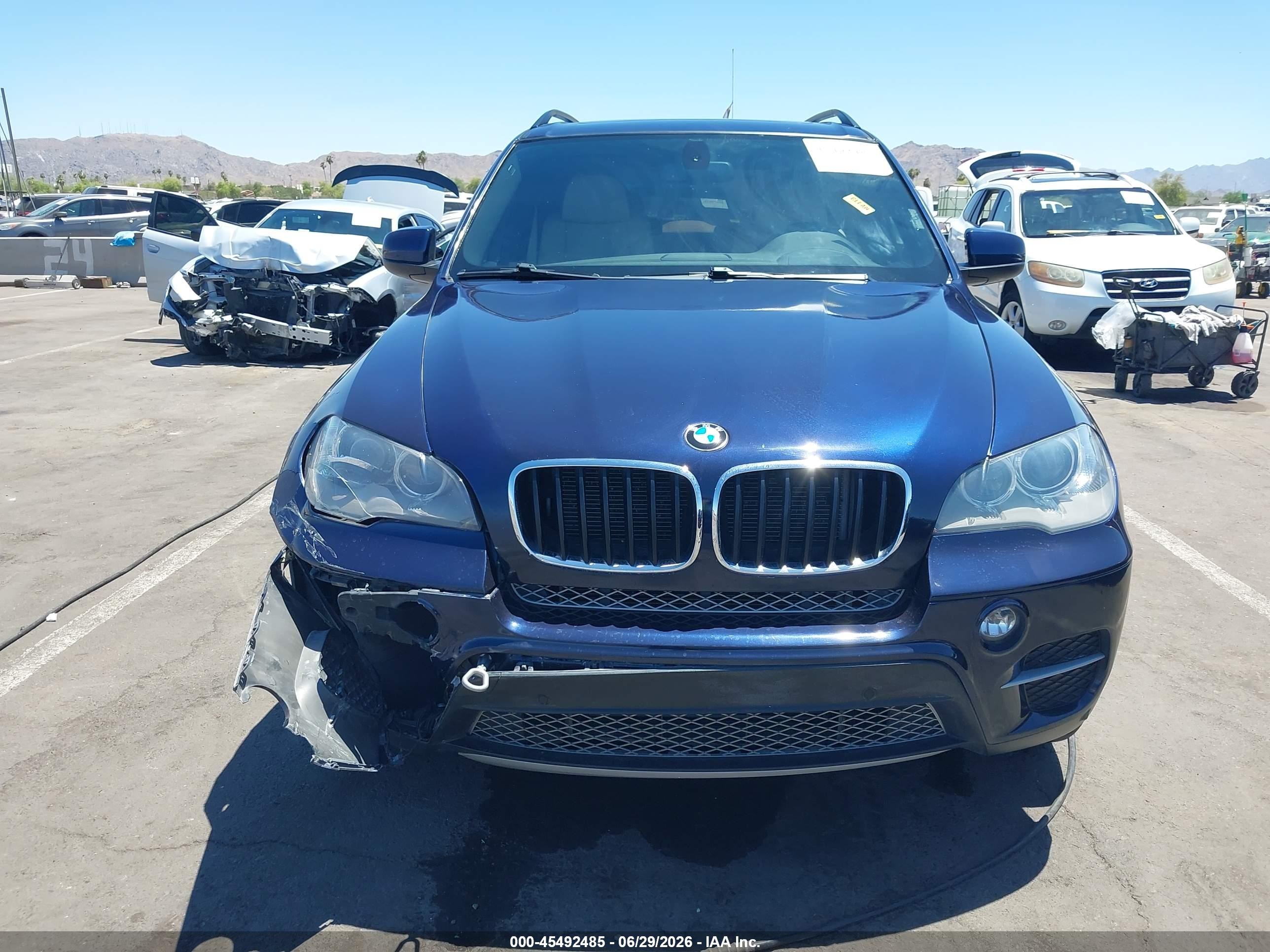 2012 Bmw X5 Xdrive35i/xdrive35i Premium/xdrive35i Sport Activity Blue vin: 5UXZV4C50CL761359