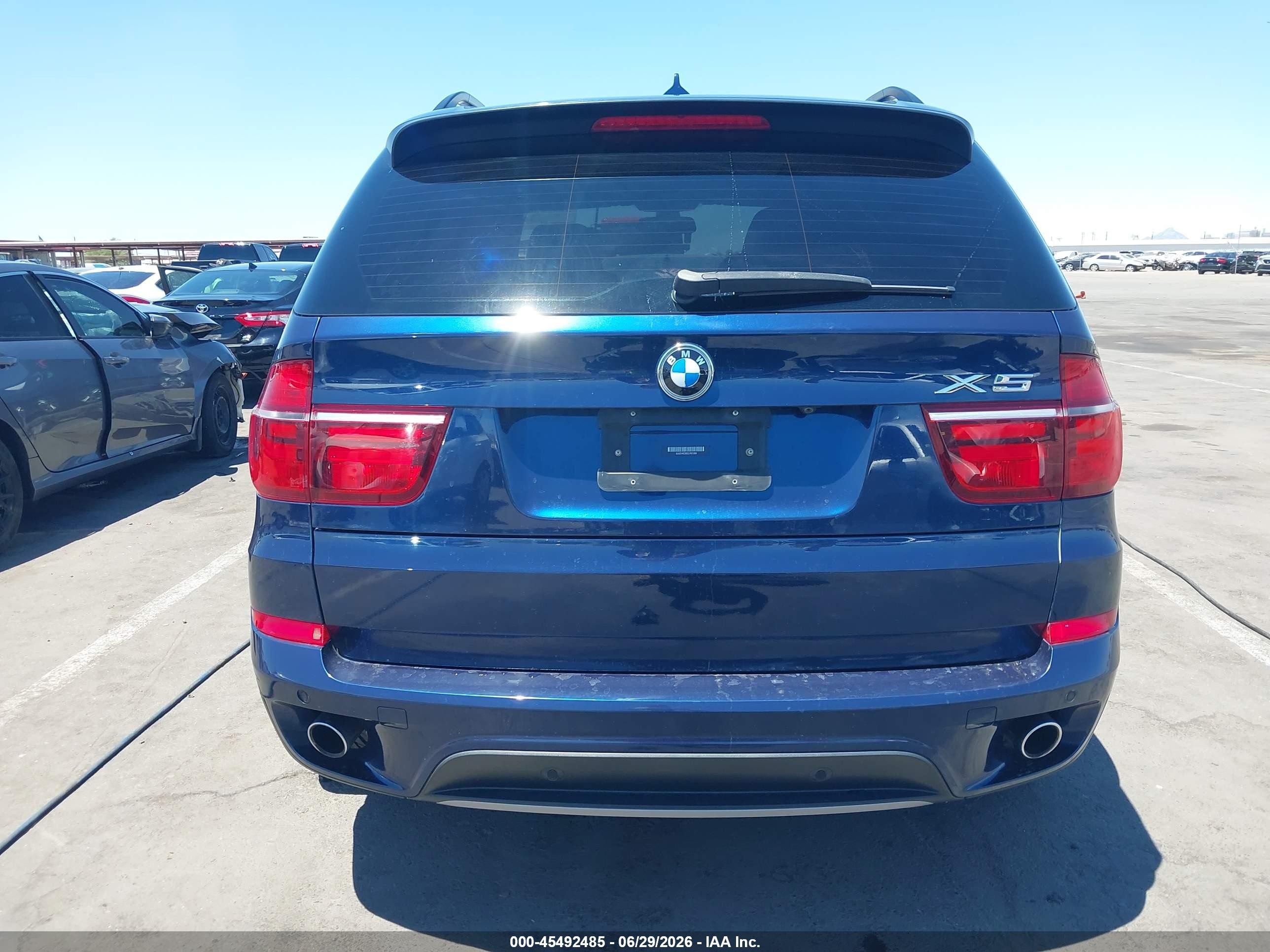2012 Bmw X5 Xdrive35i/xdrive35i Premium/xdrive35i Sport Activity Blue vin: 5UXZV4C50CL761359
