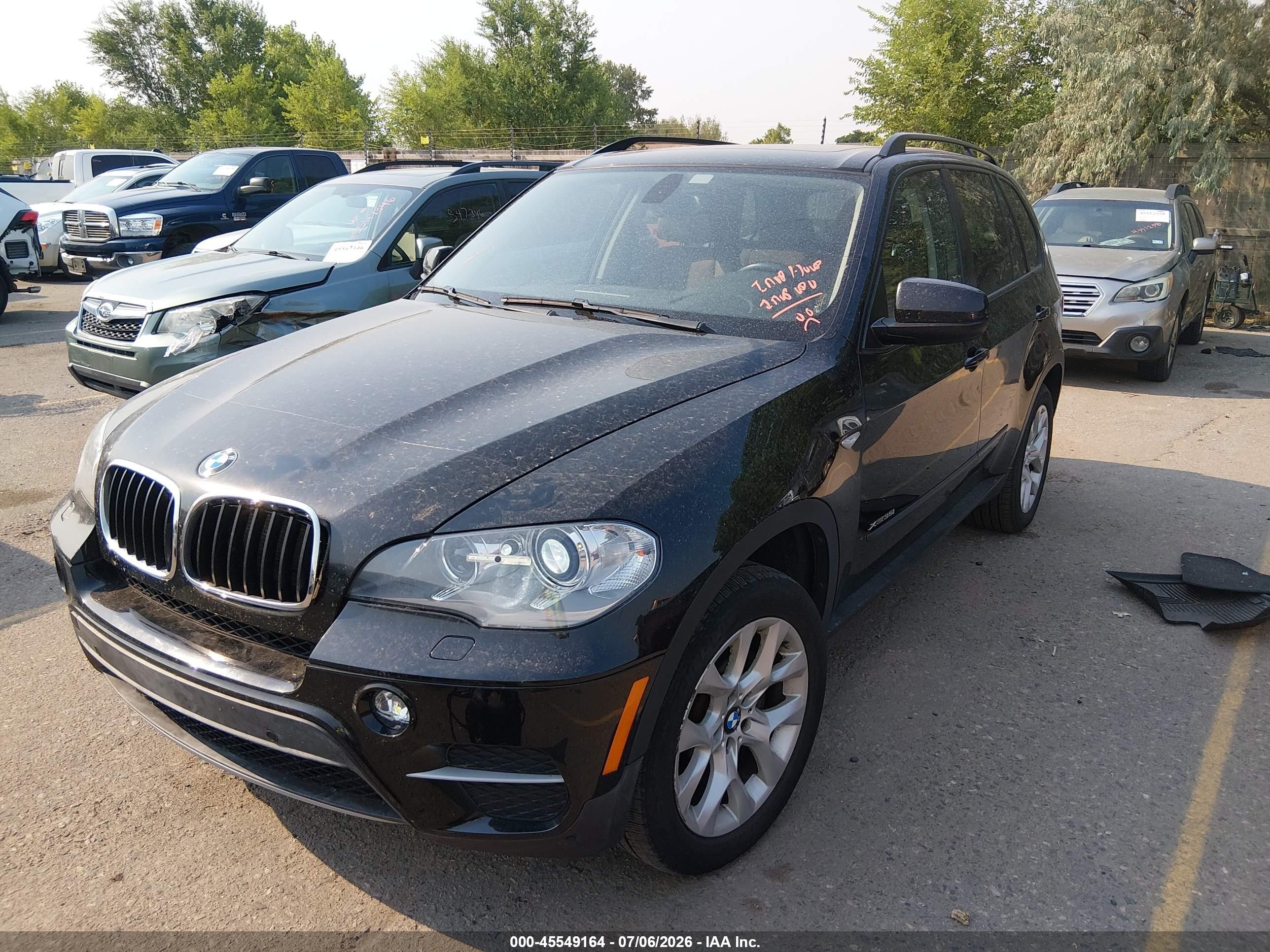 2012 Bmw X5 Xdrive35i/xdrive35i Premium/xdrive35i Sport Activity Black vin: 5UXZV4C50CL991080