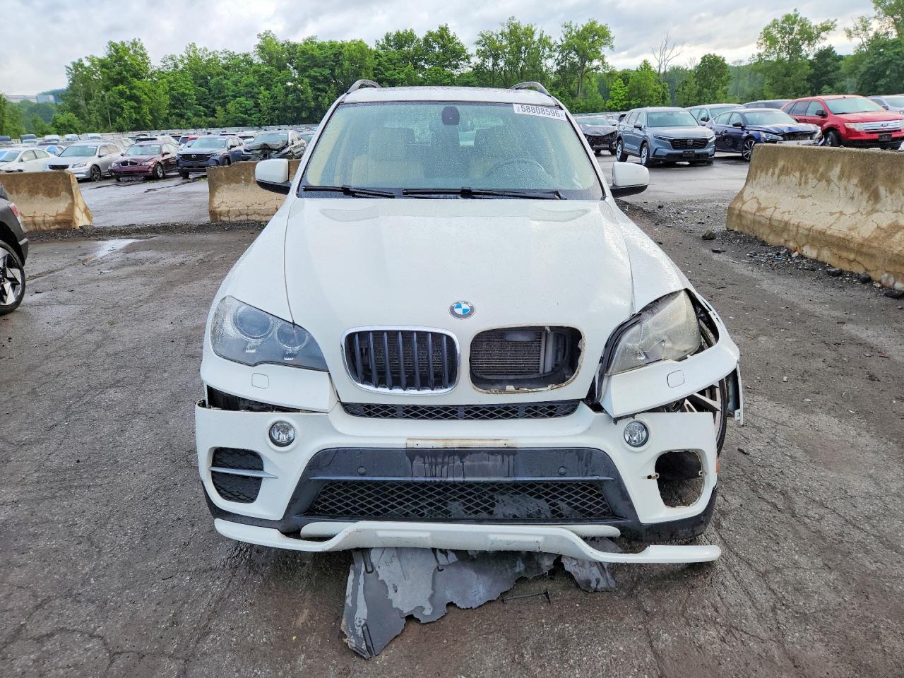 2013 Bmw X5 Xdrive35i White vin: 5UXZV4C50D0B03353