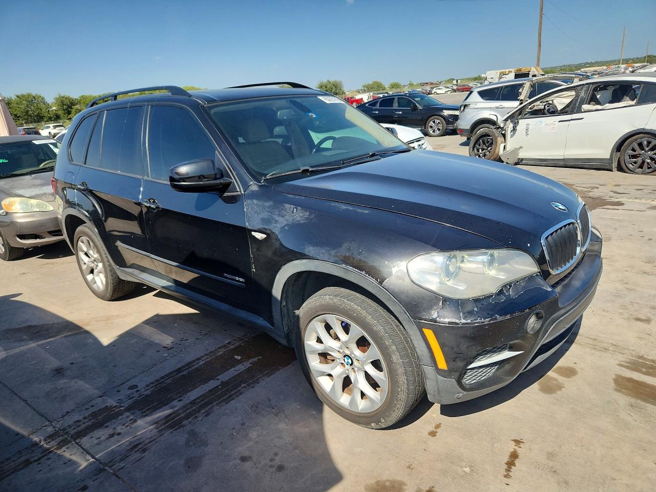 2013 Bmw X5 Xdrive35i Black vin: 5UXZV4C50D0B07371