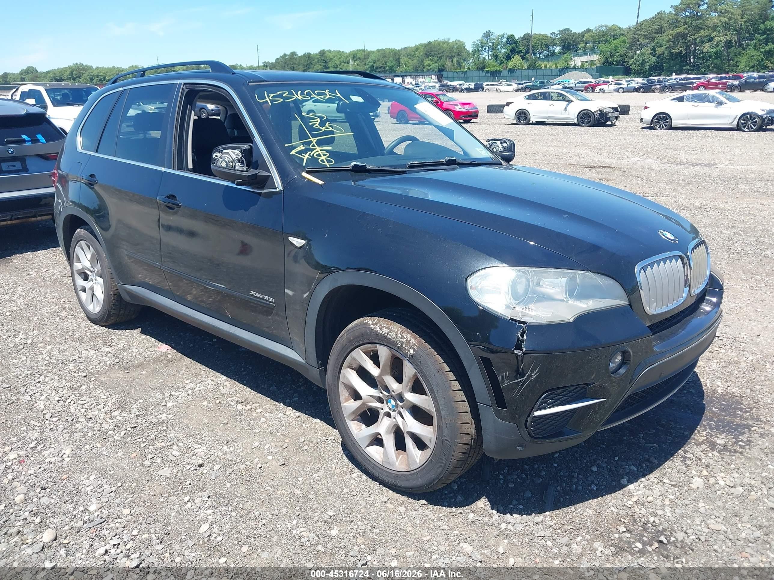 2013 Bmw X5 Xdrive35i/xdrive35i Premium/xdrive35i Sport Activity Black vin: 5UXZV4C50D0G55435