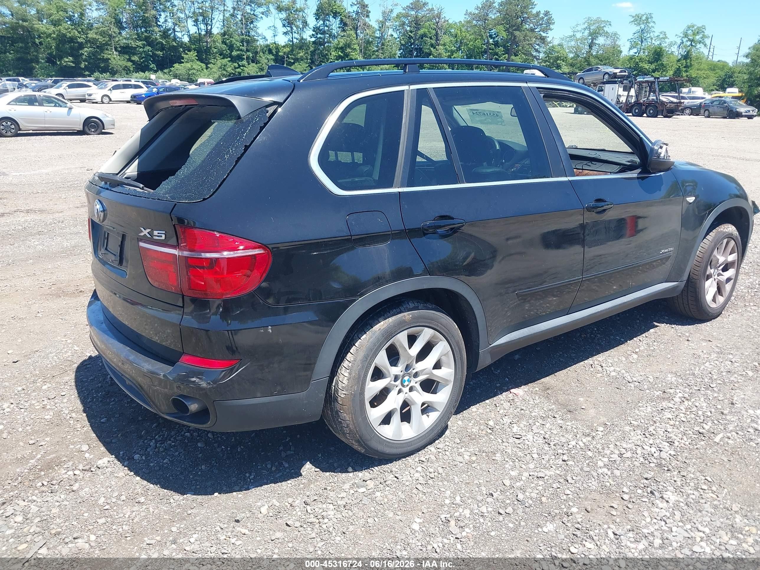 2013 Bmw X5 Xdrive35i/xdrive35i Premium/xdrive35i Sport Activity Black vin: 5UXZV4C50D0G55435