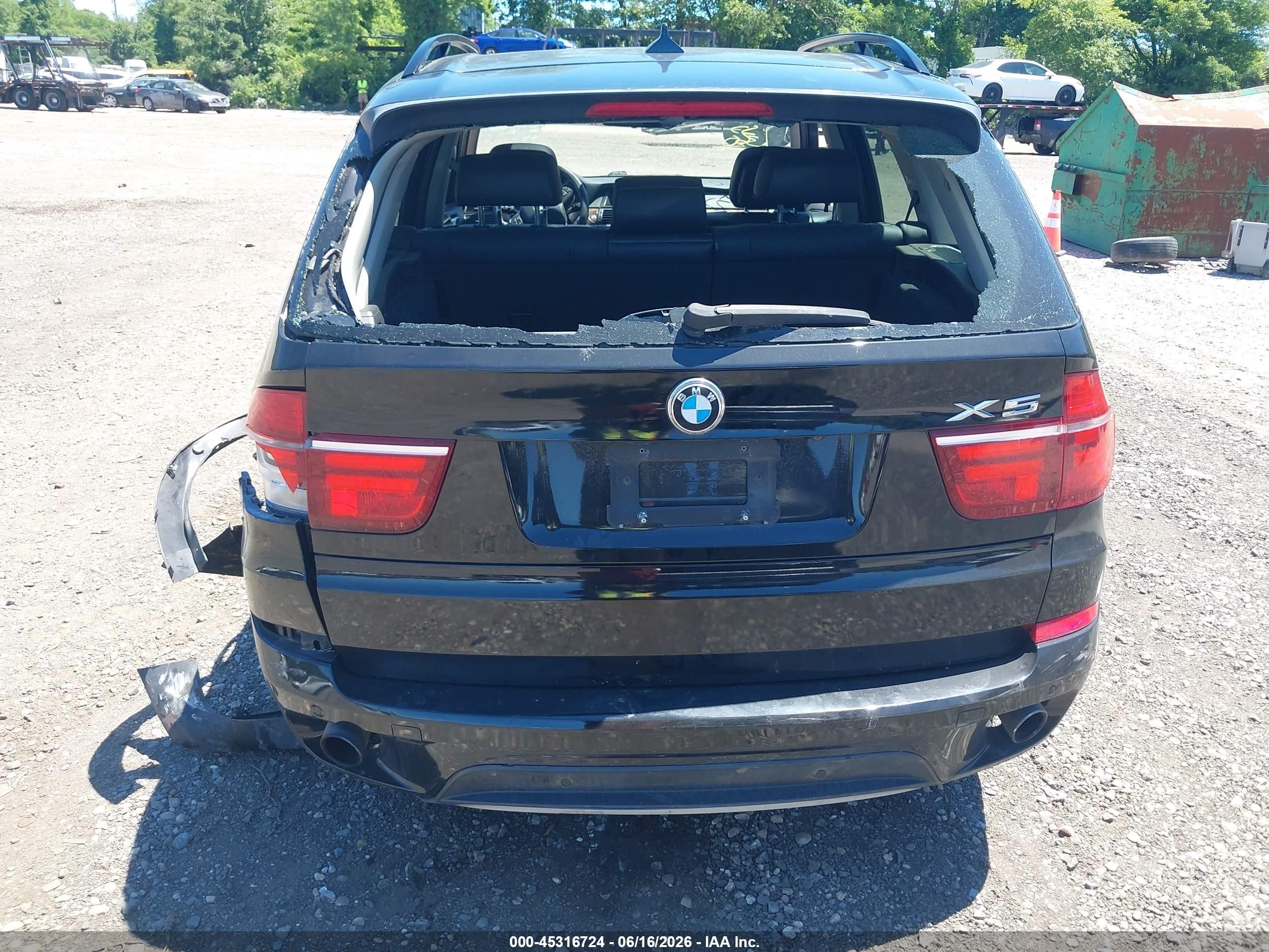 2013 Bmw X5 Xdrive35i/xdrive35i Premium/xdrive35i Sport Activity Black vin: 5UXZV4C50D0G55435