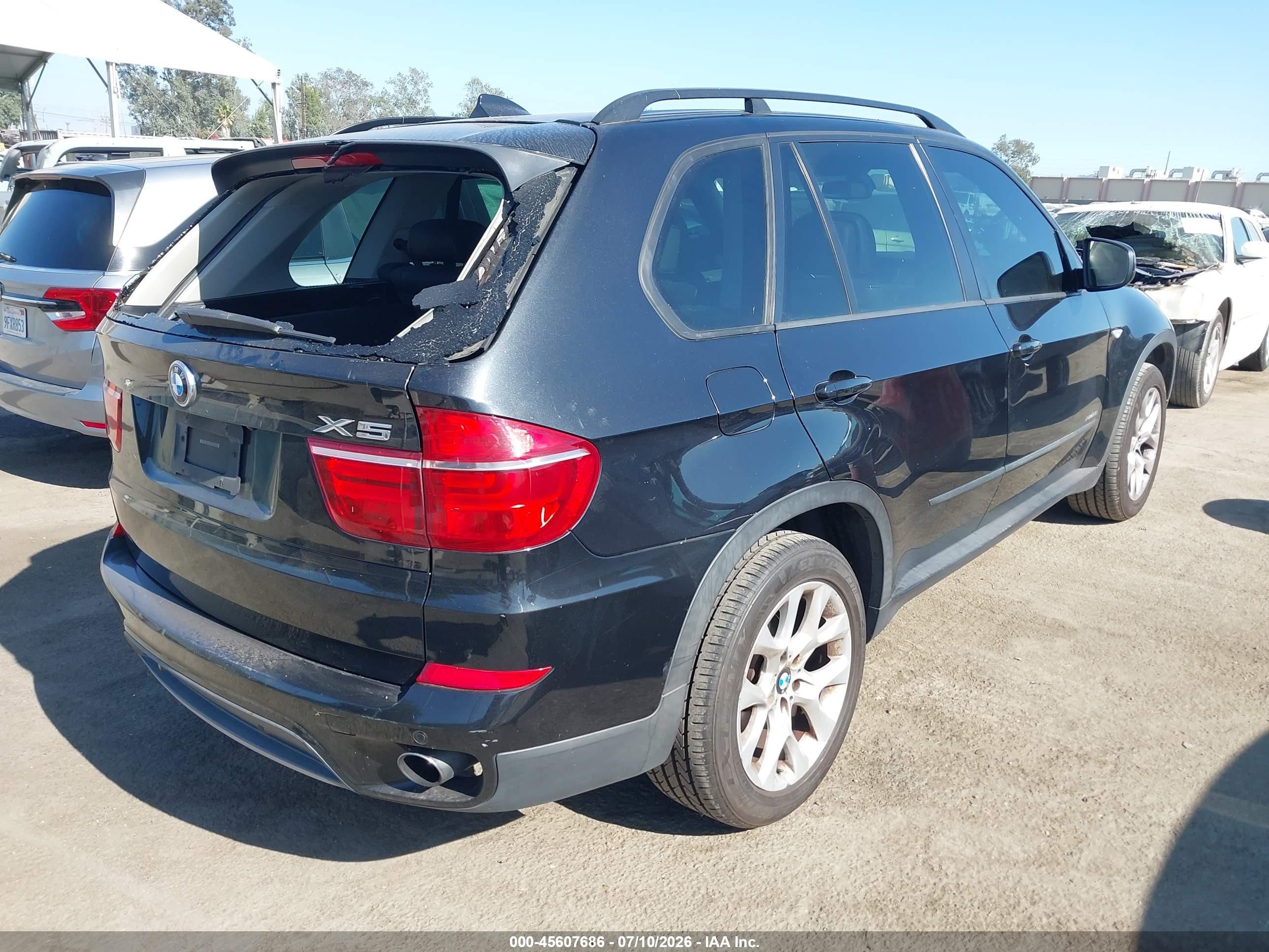 2011 Bmw X5 Xdrive35i/xdrive35i Premium/xdrive35i Sport Activity Black vin: 5UXZV4C51BL402908