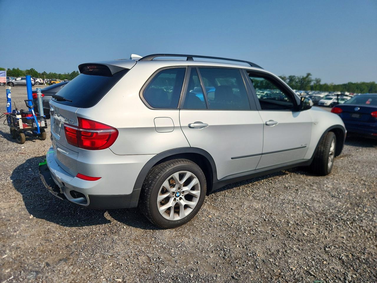 2011 Bmw X5 Xdrive35i Silver vin: 5UXZV4C51BL406960