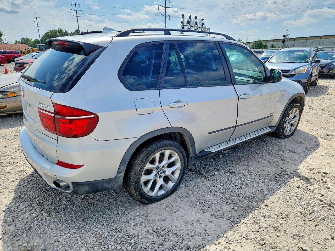 2011 Bmw X5 Xdrive35i Серебряный vin: 5UXZV4C51BL409311