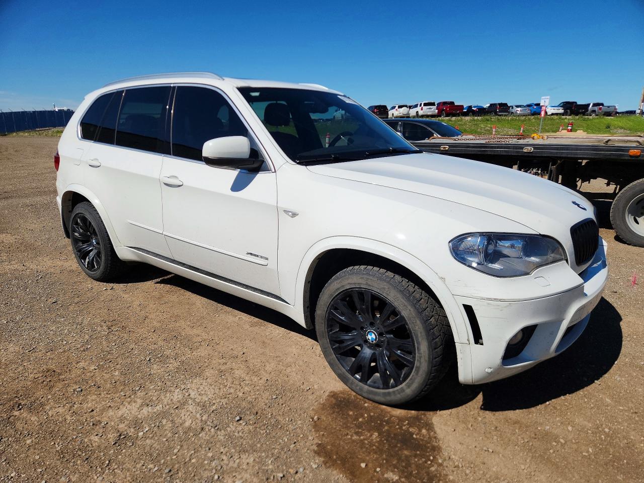 2013 Bmw X5 Xdrive35i White vin: 5UXZV4C51D0B05077