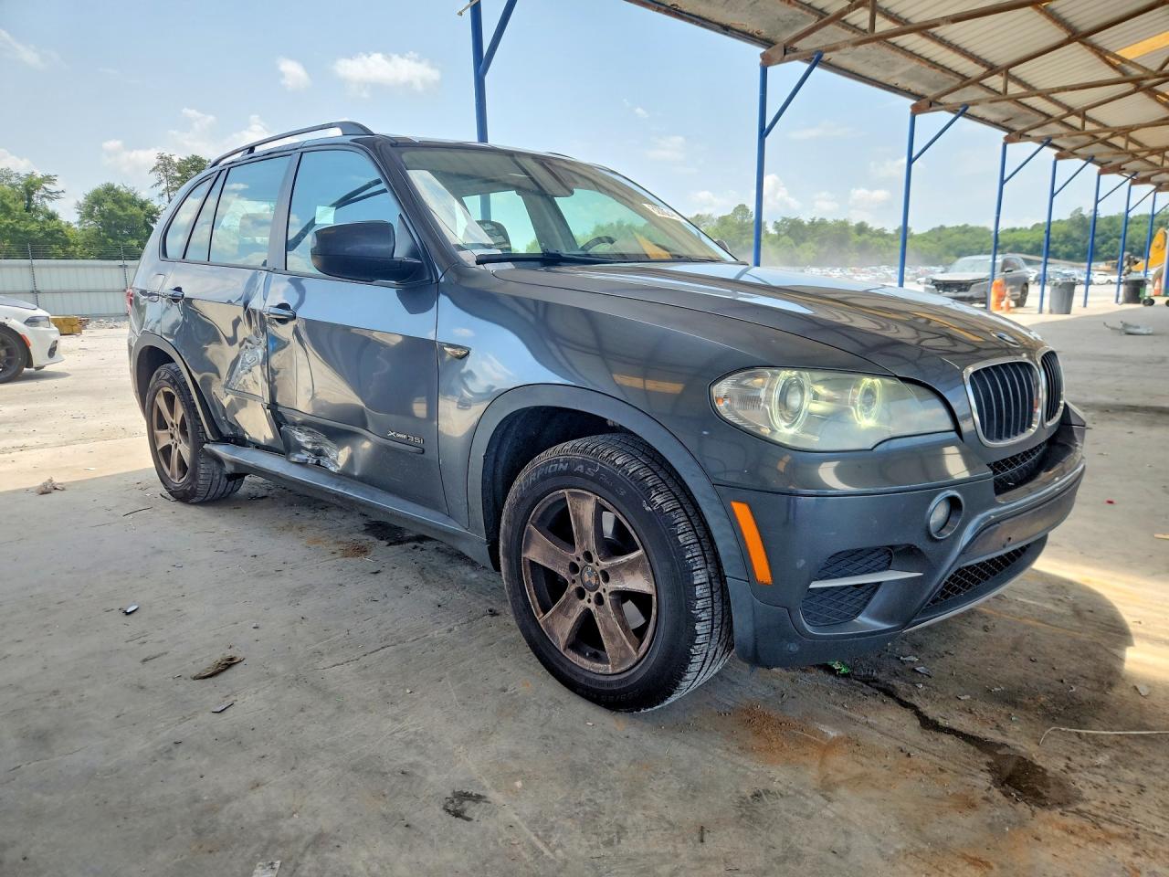 2013 Bmw X5 Xdrive35i Gray vin: 5UXZV4C51D0B22509