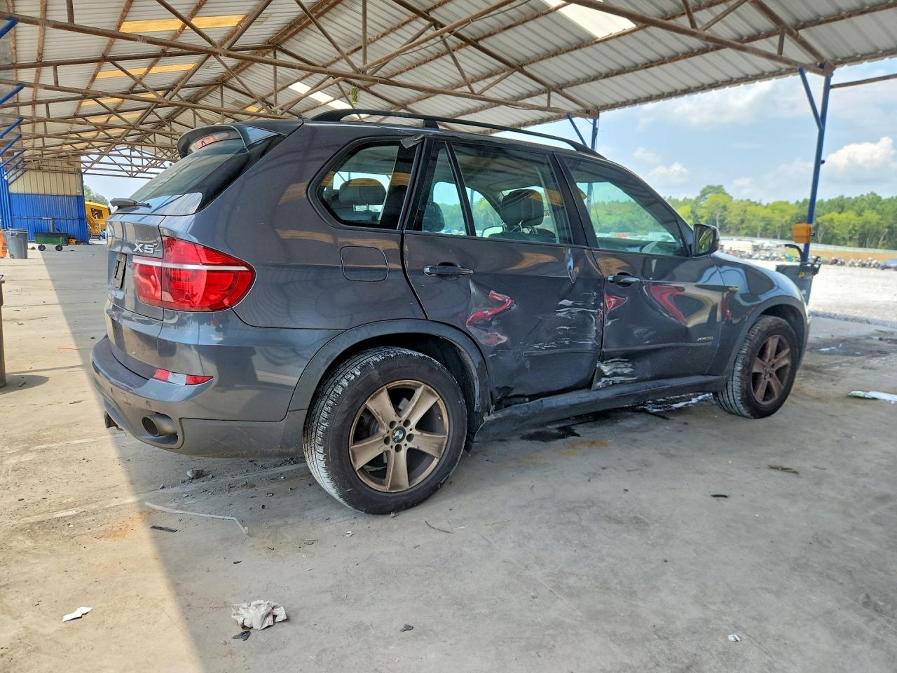 2013 Bmw X5 Xdrive35i Gray vin: 5UXZV4C51D0B22509