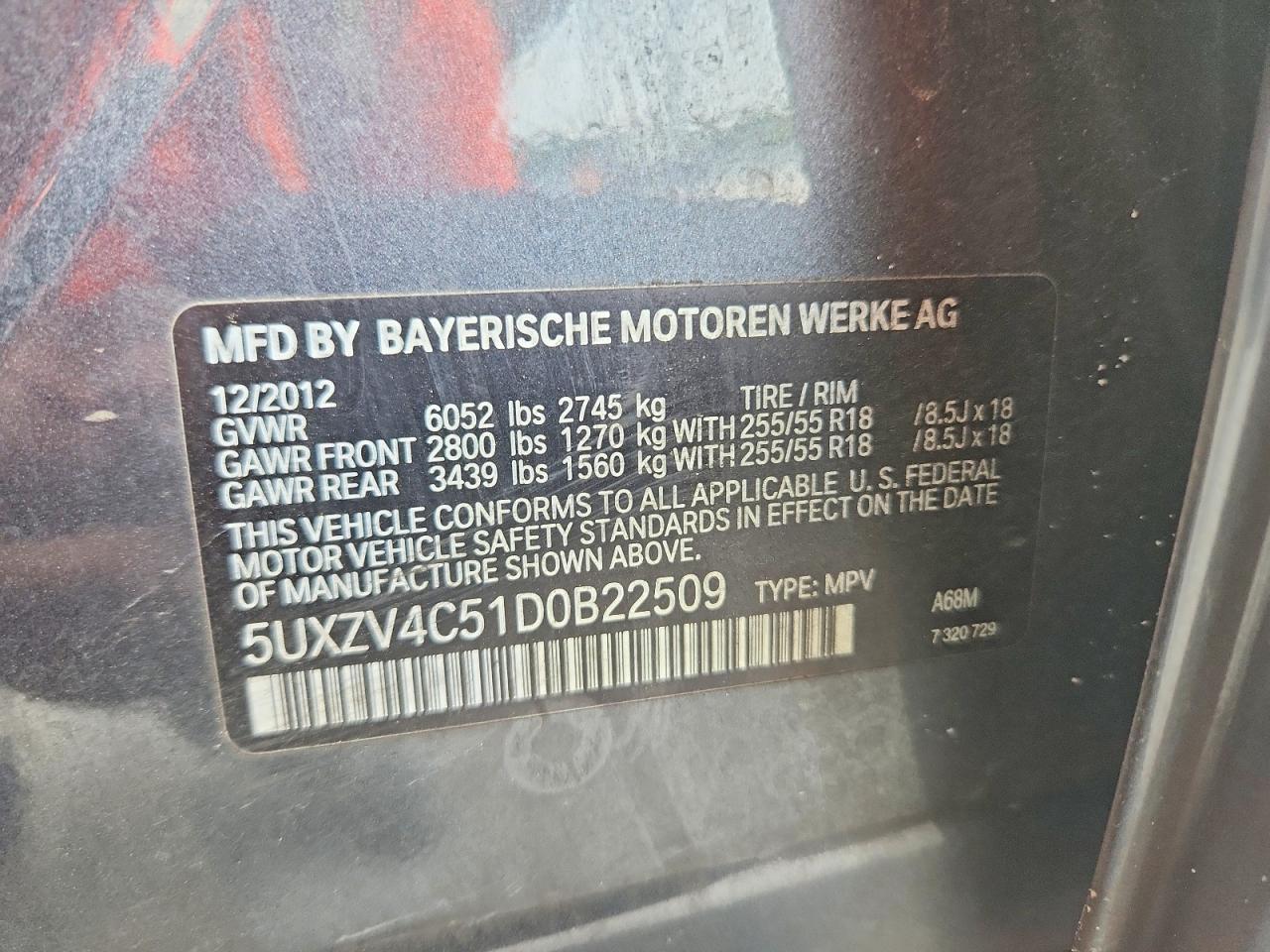 2013 Bmw X5 Xdrive35i Gray vin: 5UXZV4C51D0B22509