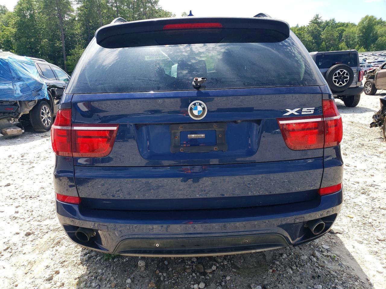 2011 Bmw X5 Xdrive35i Blue vin: 5UXZV4C52BL408216