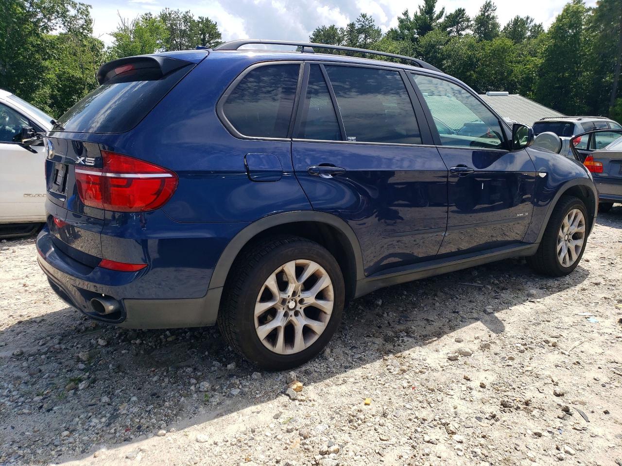 2011 Bmw X5 Xdrive35i Blue vin: 5UXZV4C52BL408216
