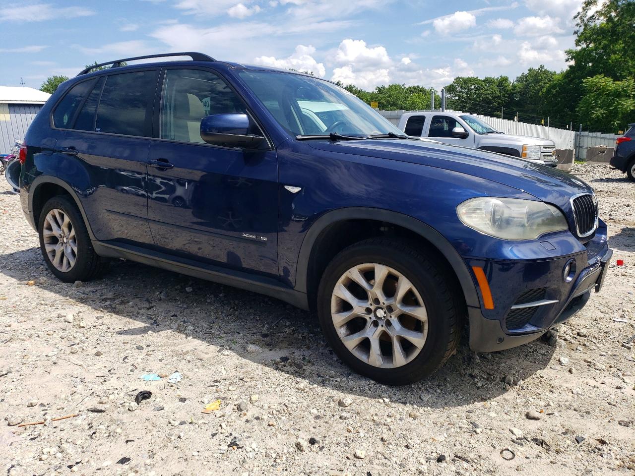 2011 Bmw X5 Xdrive35i Blue vin: 5UXZV4C52BL408216